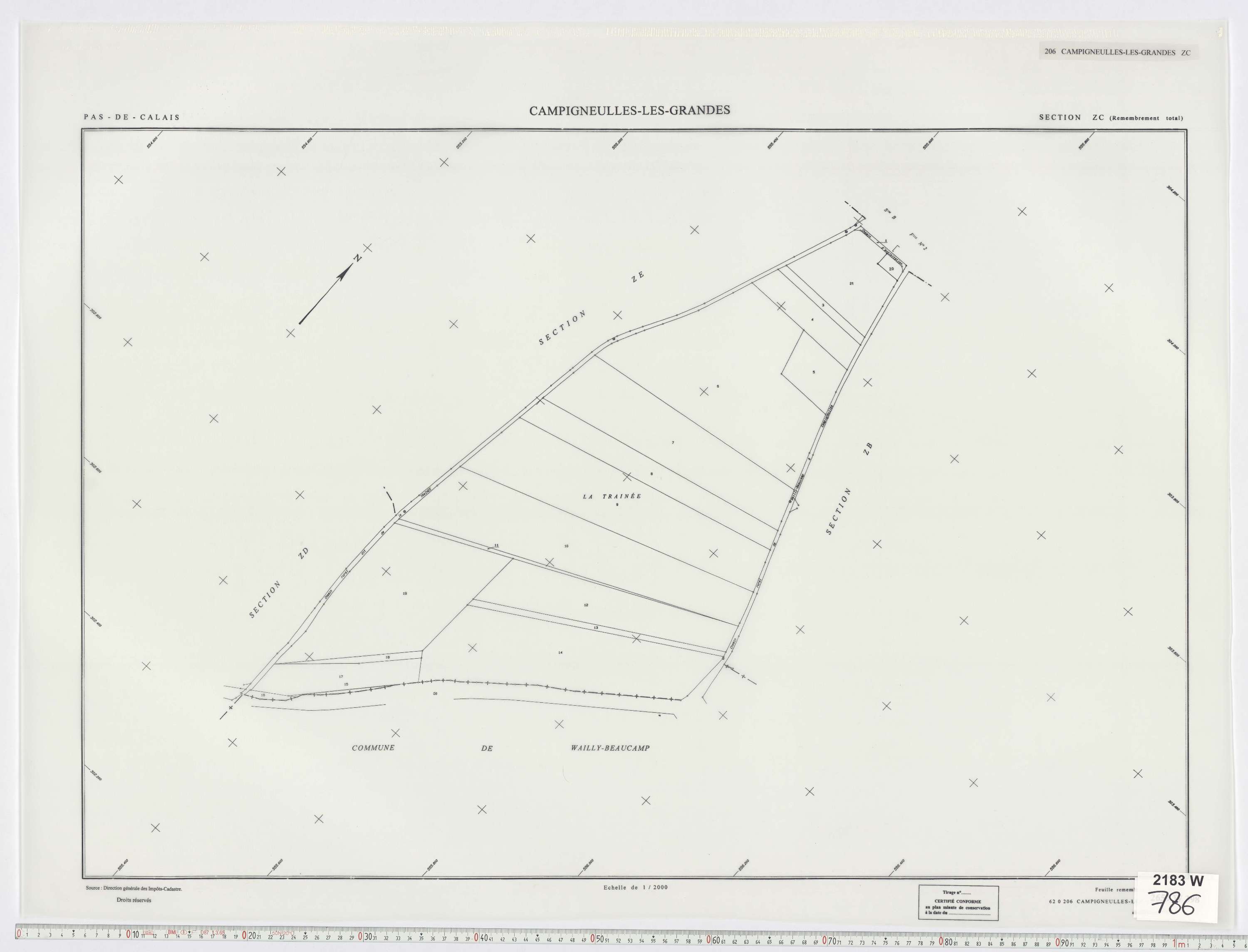 Campigneulles-les-Grandes - Section ZC.
