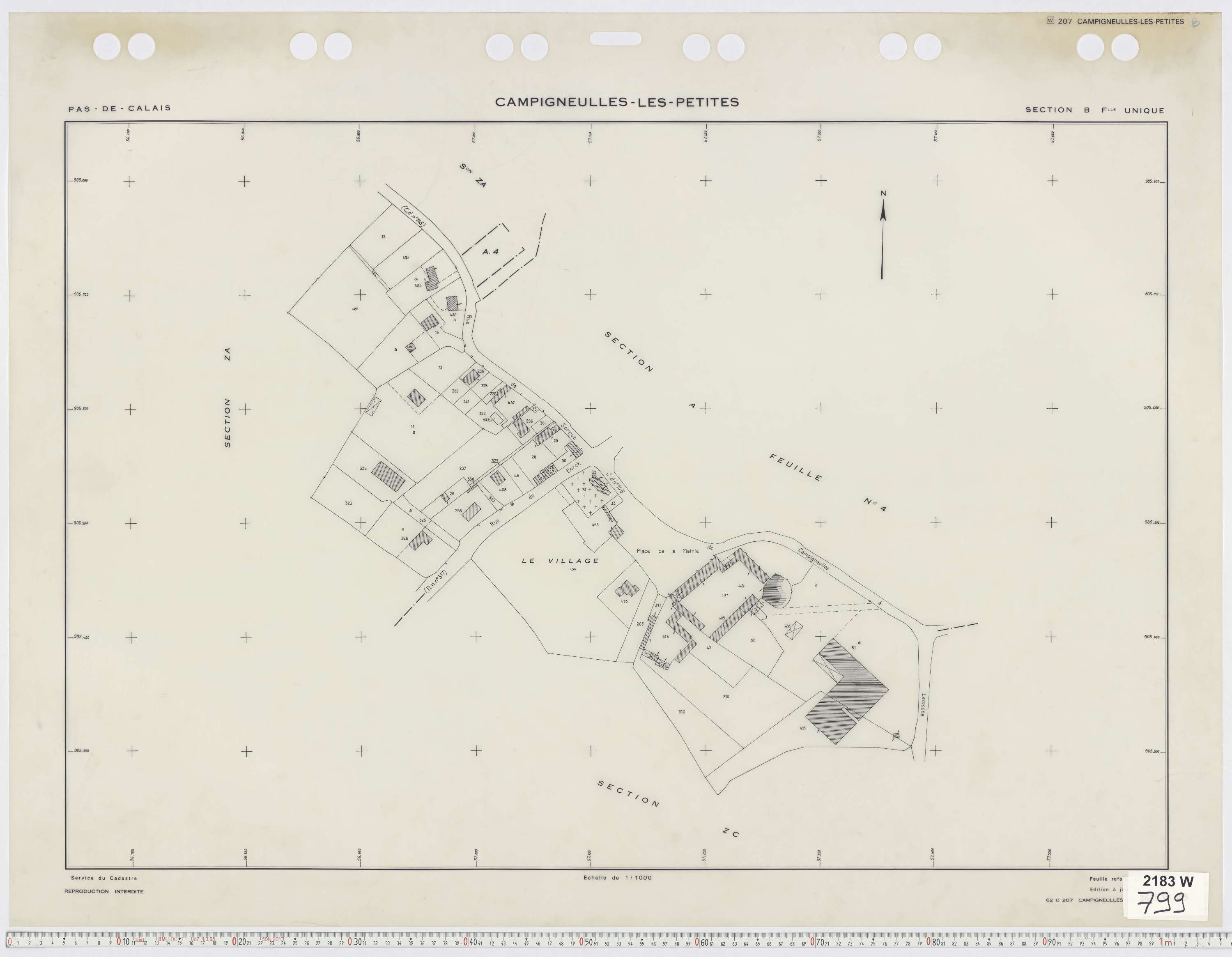 Campigneulles-les-Petites - Section B.