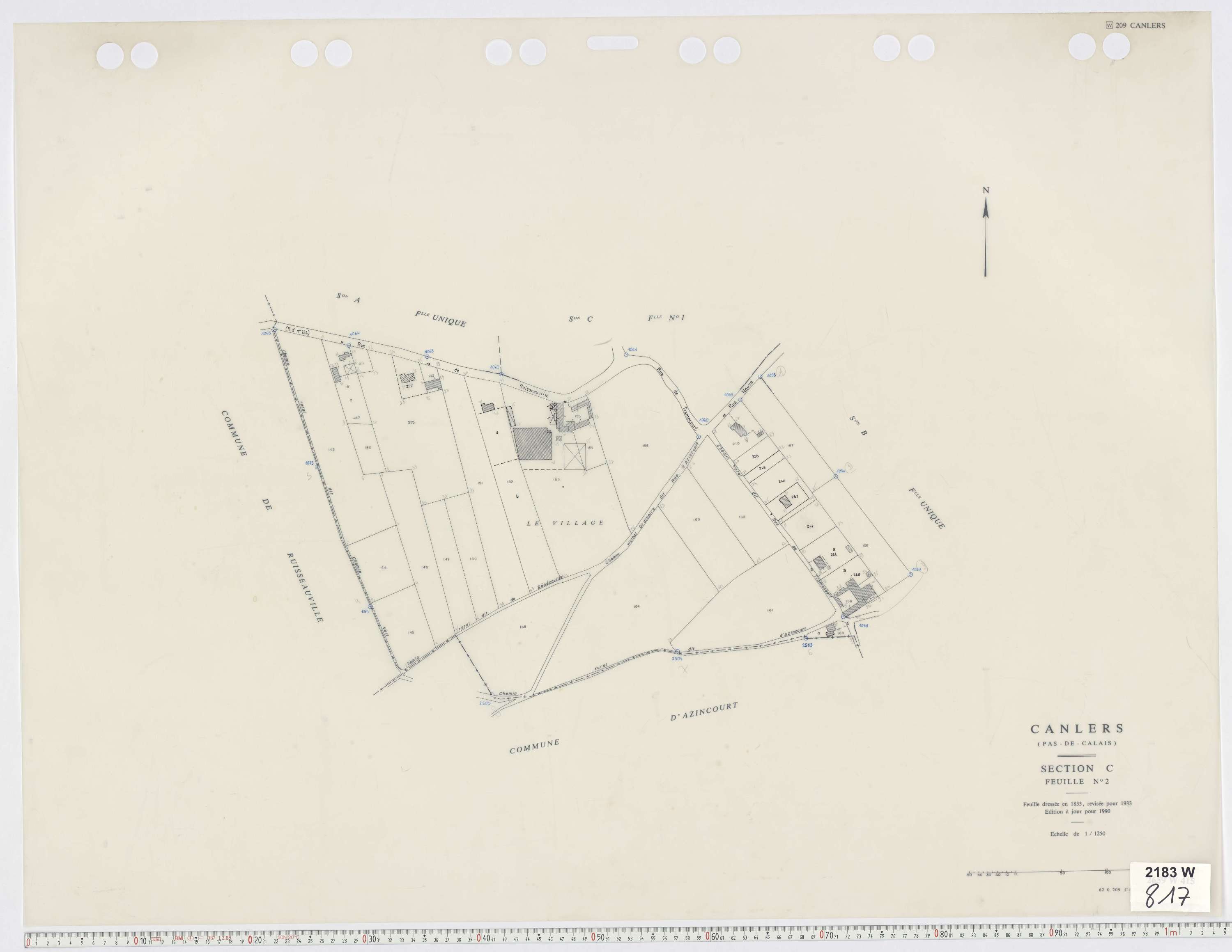 Canlers - Section C, feuille 2.