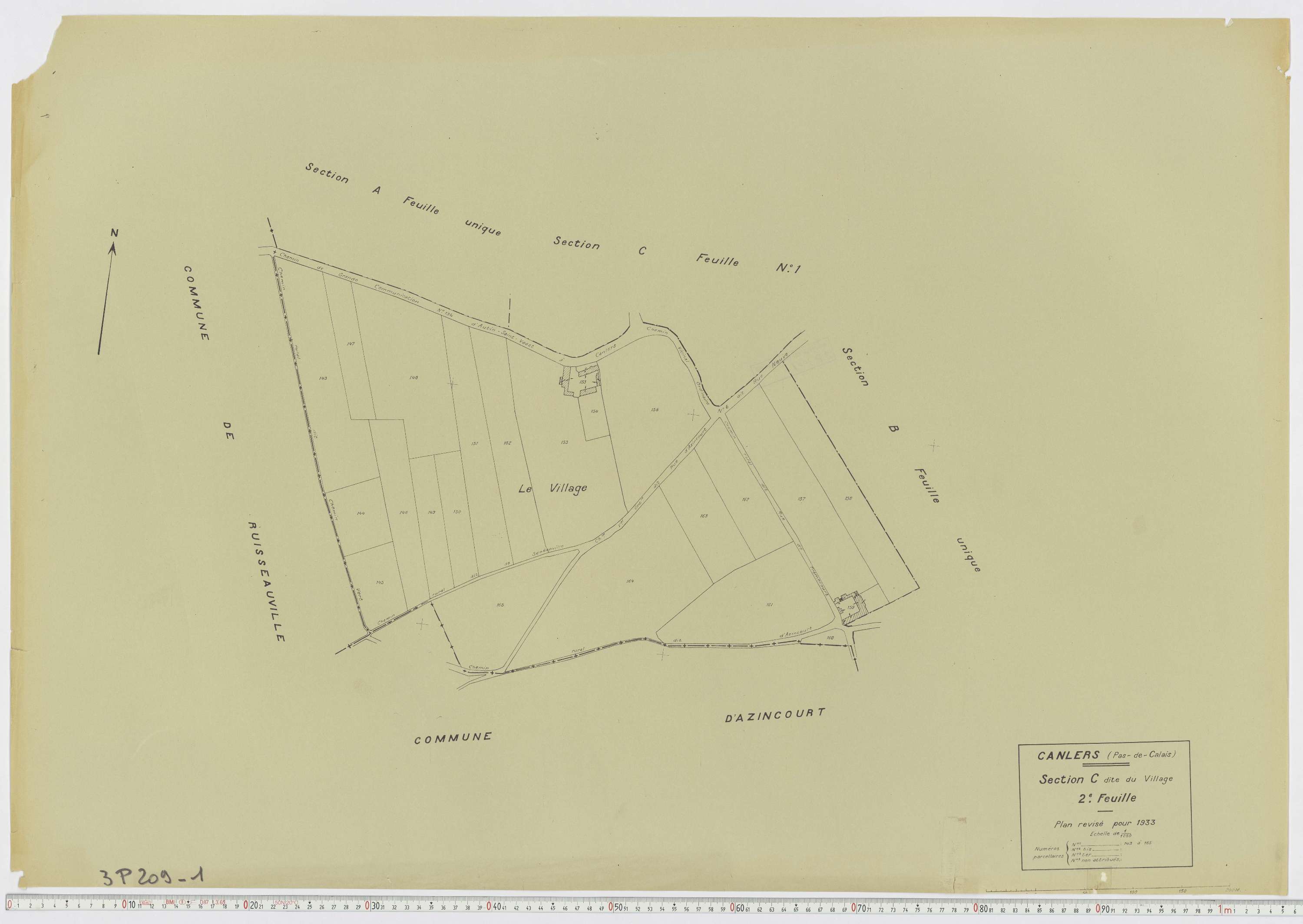 Canlers - Section C, feuille 2.