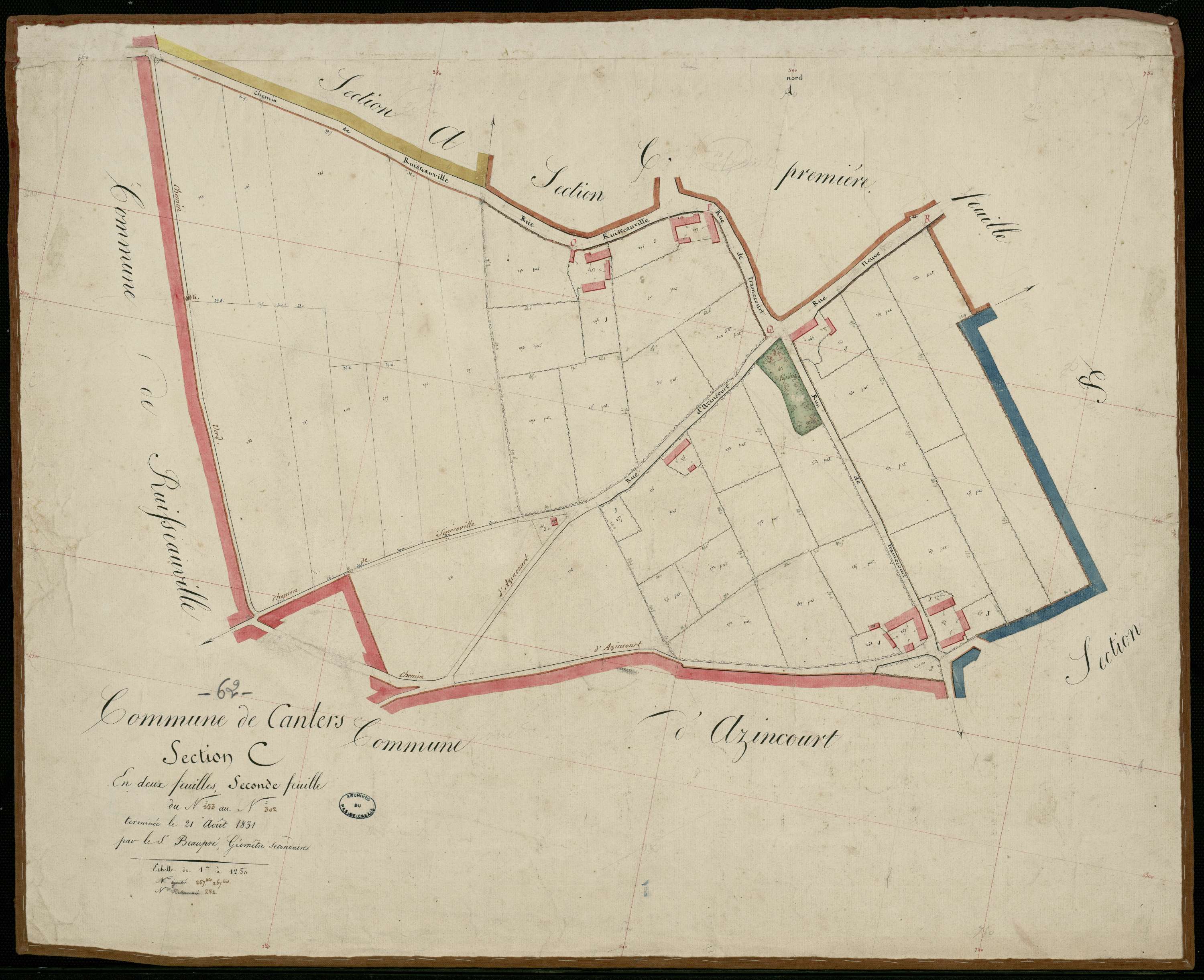 Canlers - Section C, 2e feuille