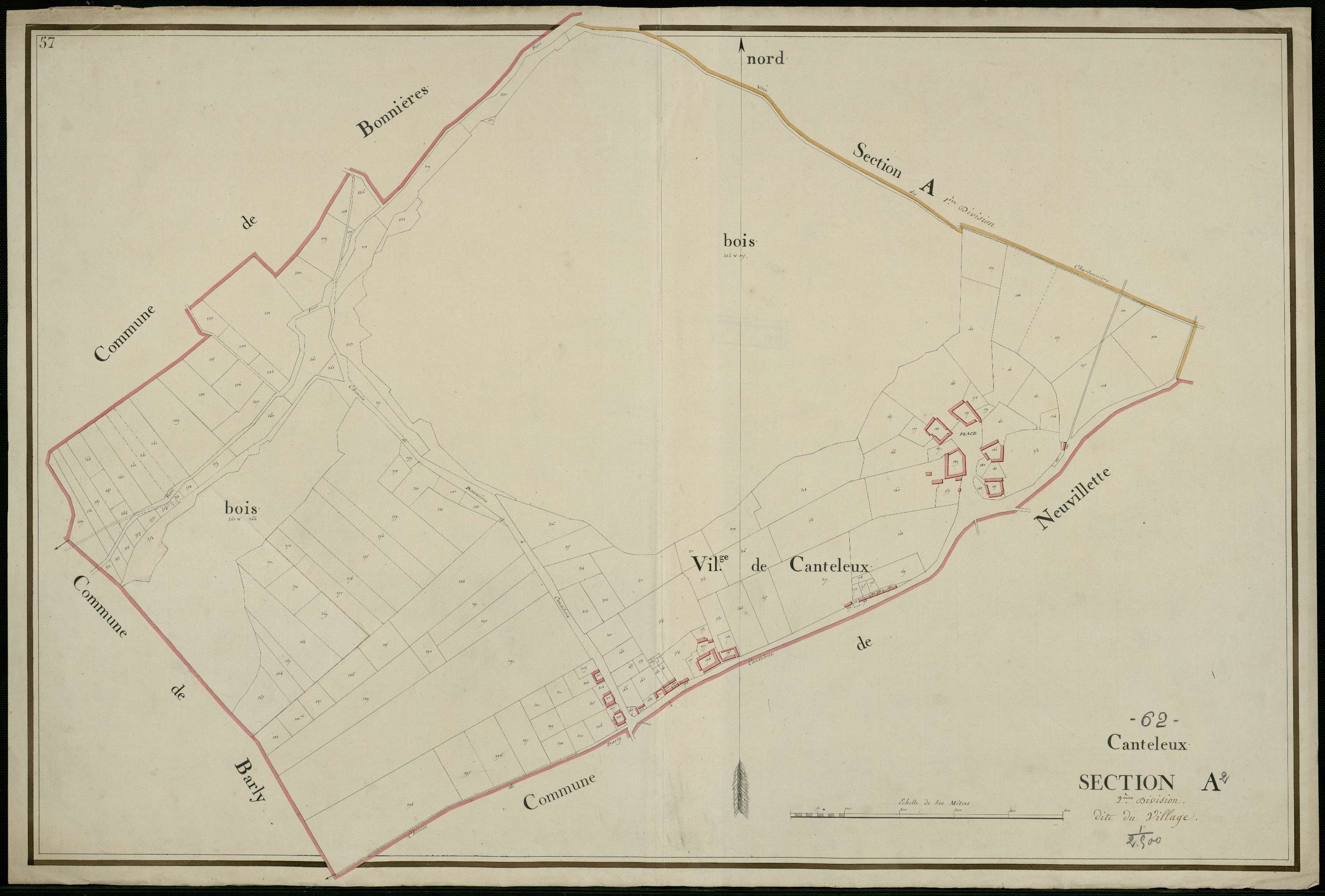 Canteleux - Section A, 2e feuille