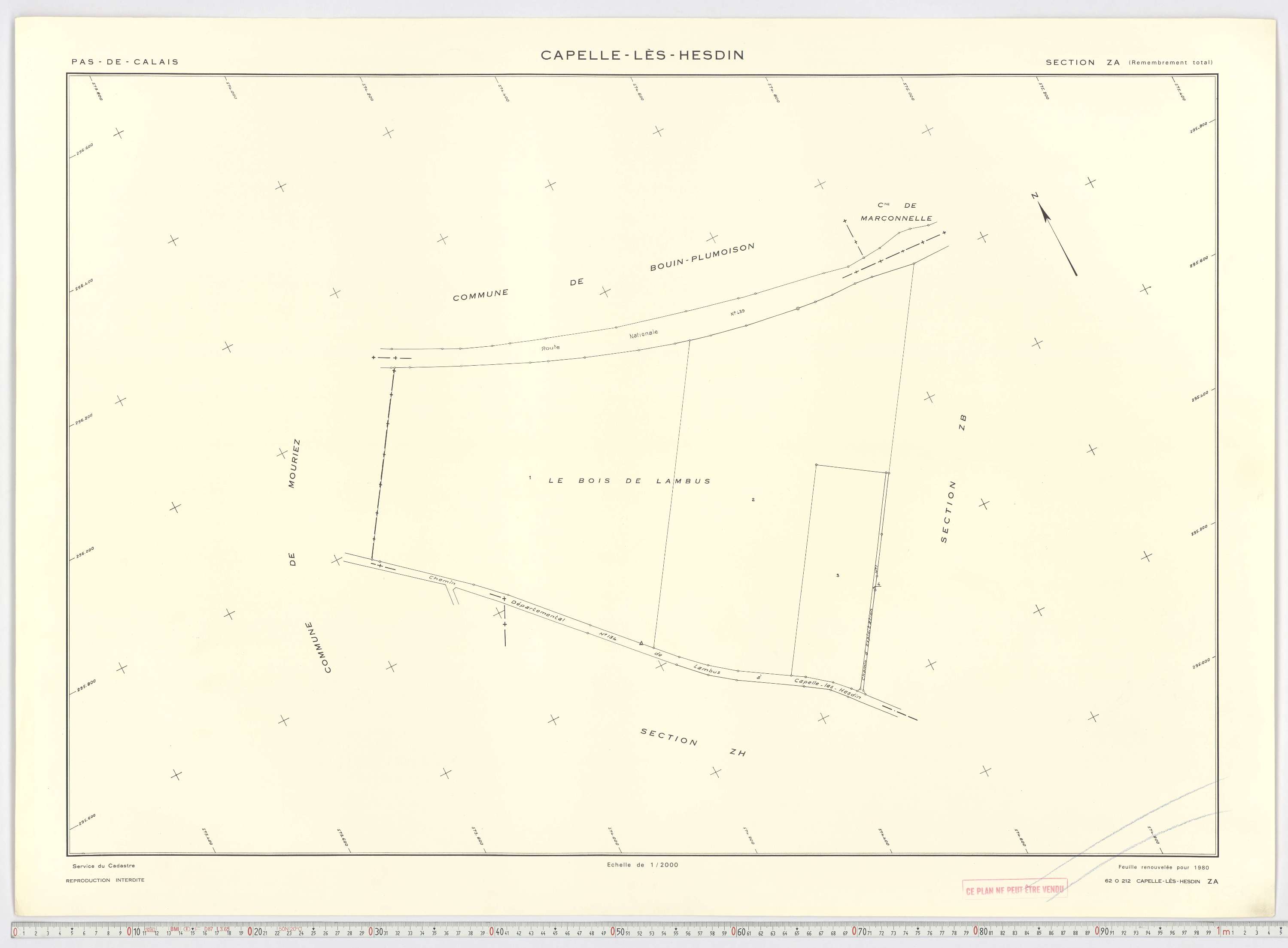 Capelle-lès-Hesdin - Section ZA.