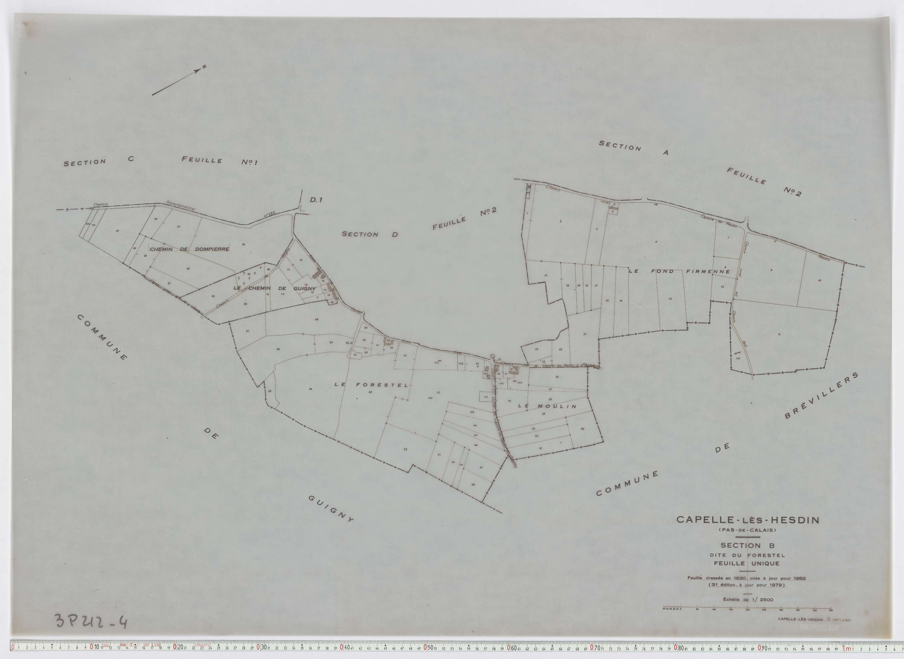 Capelle-lès-Hesdin - Section B.
