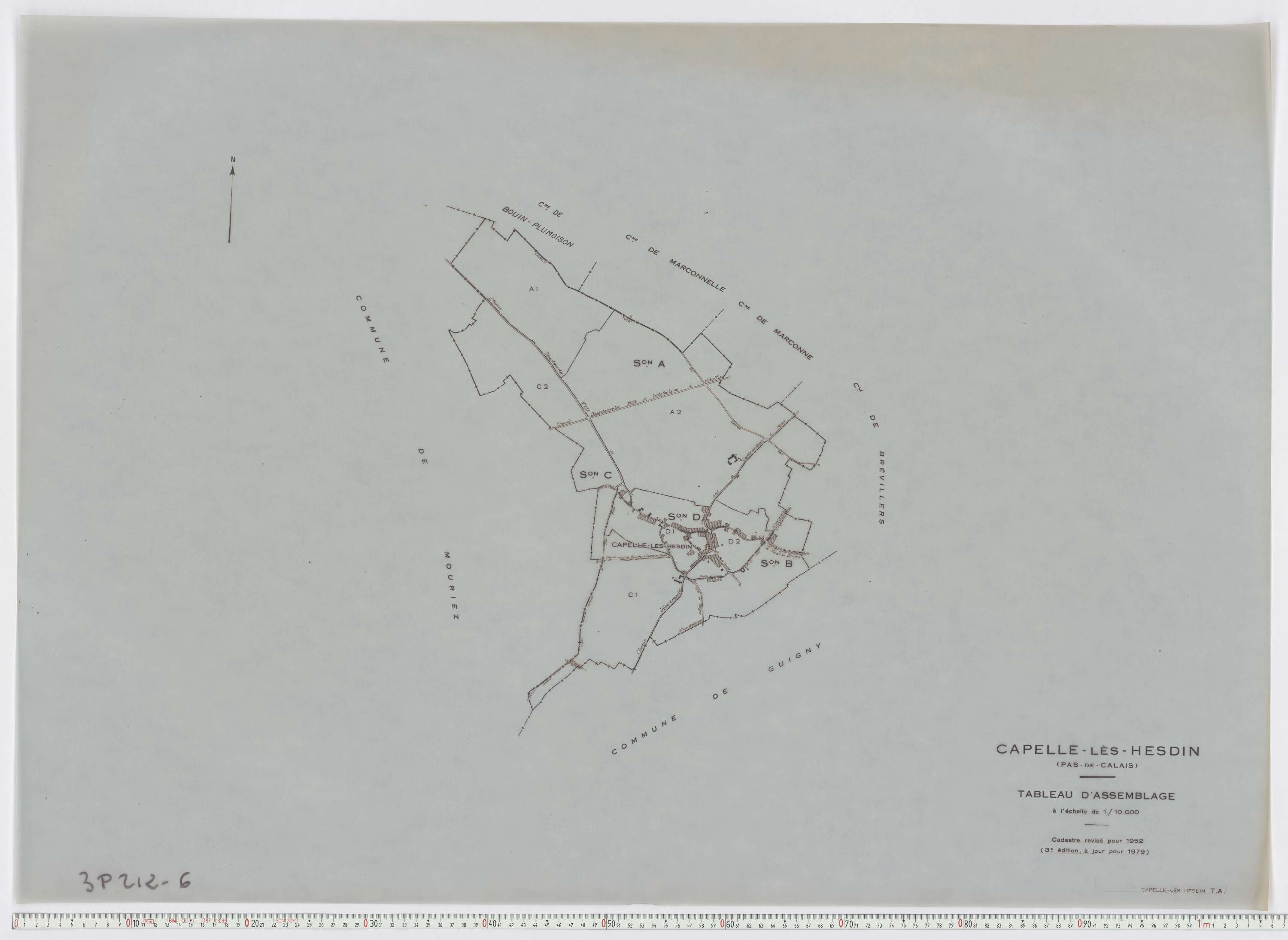 Capelle-lès-Hesdin - Tableau d'assemblage.