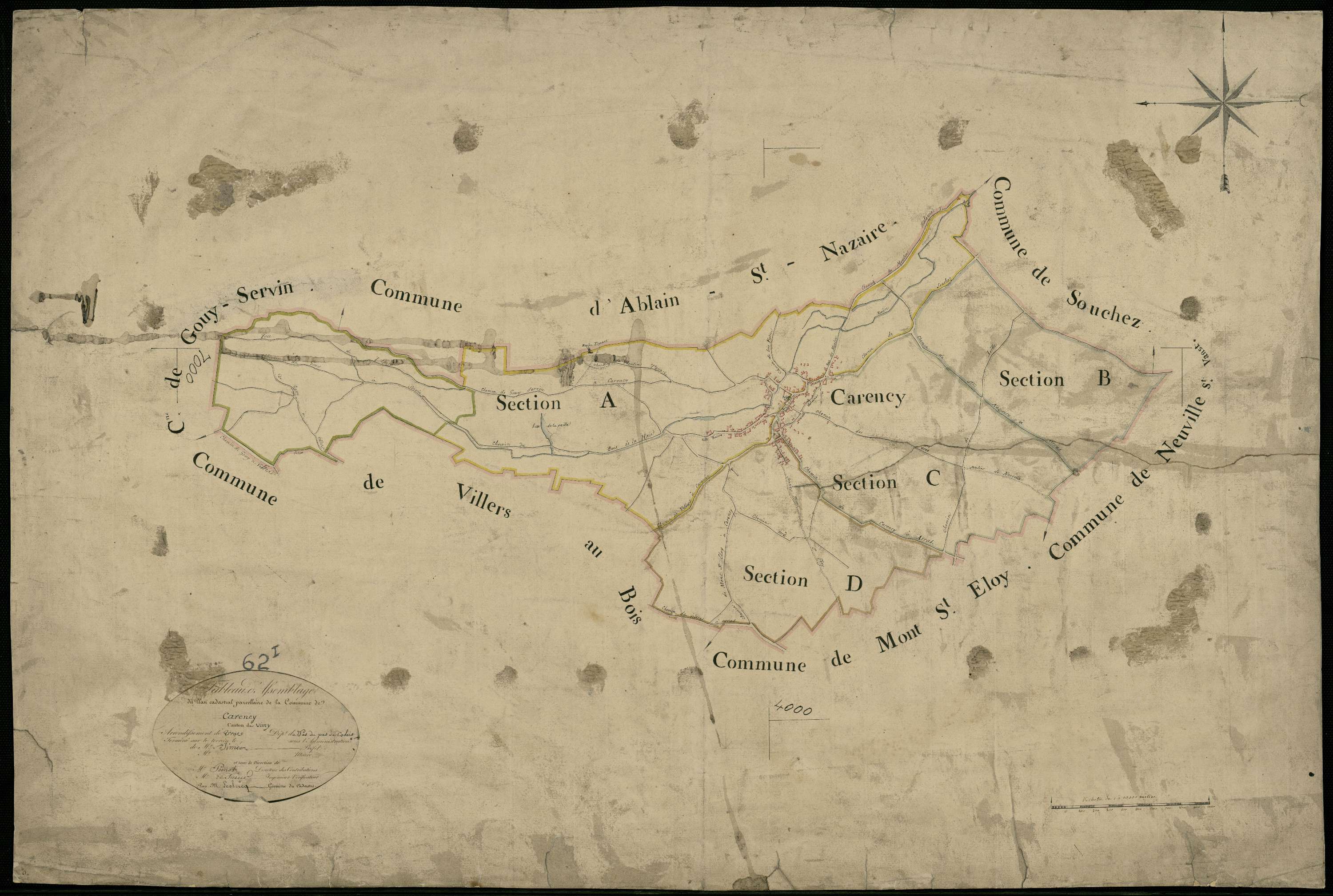 Carency - Tableau d'assemblage