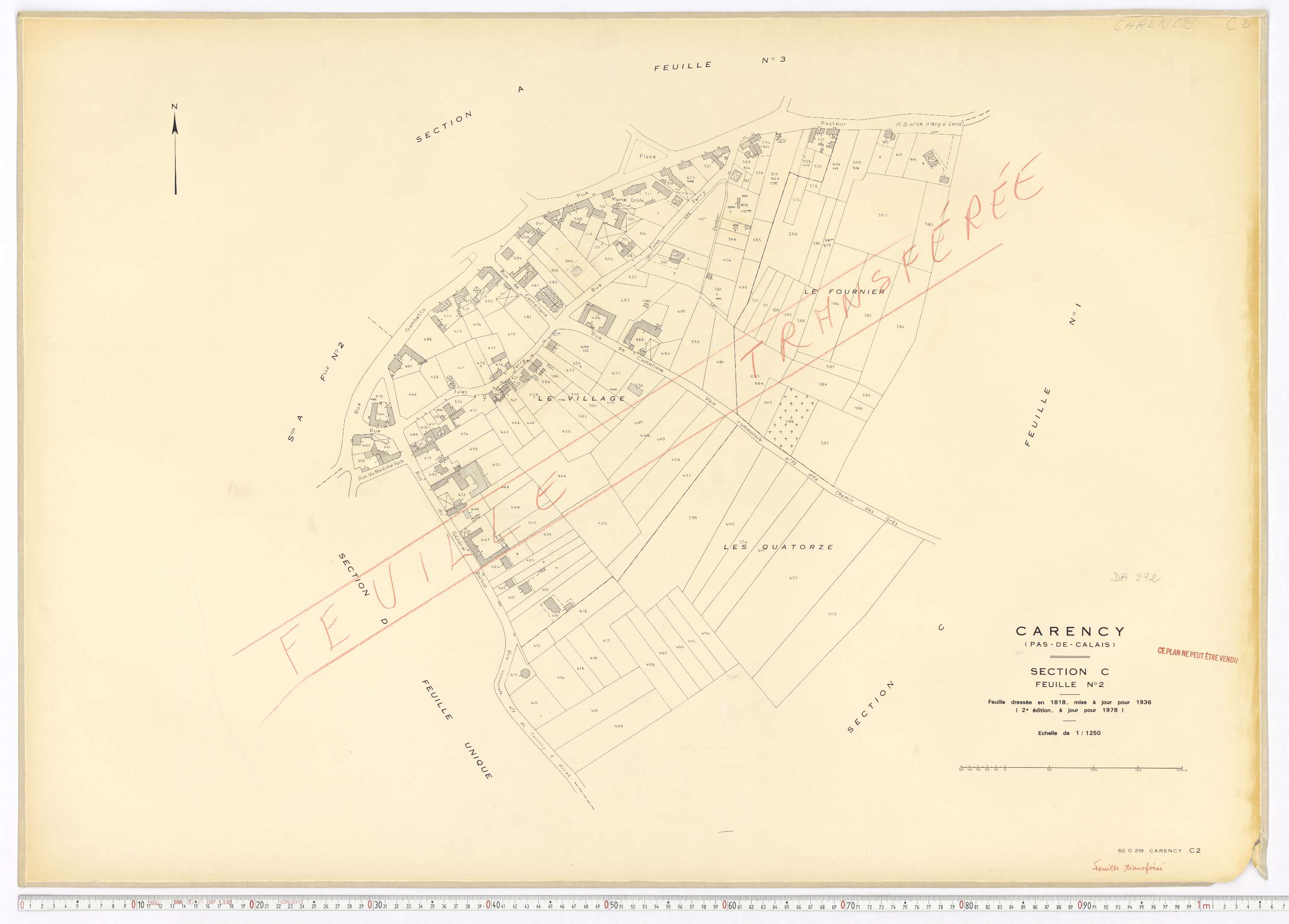 Carency - Section C, feuille 2.