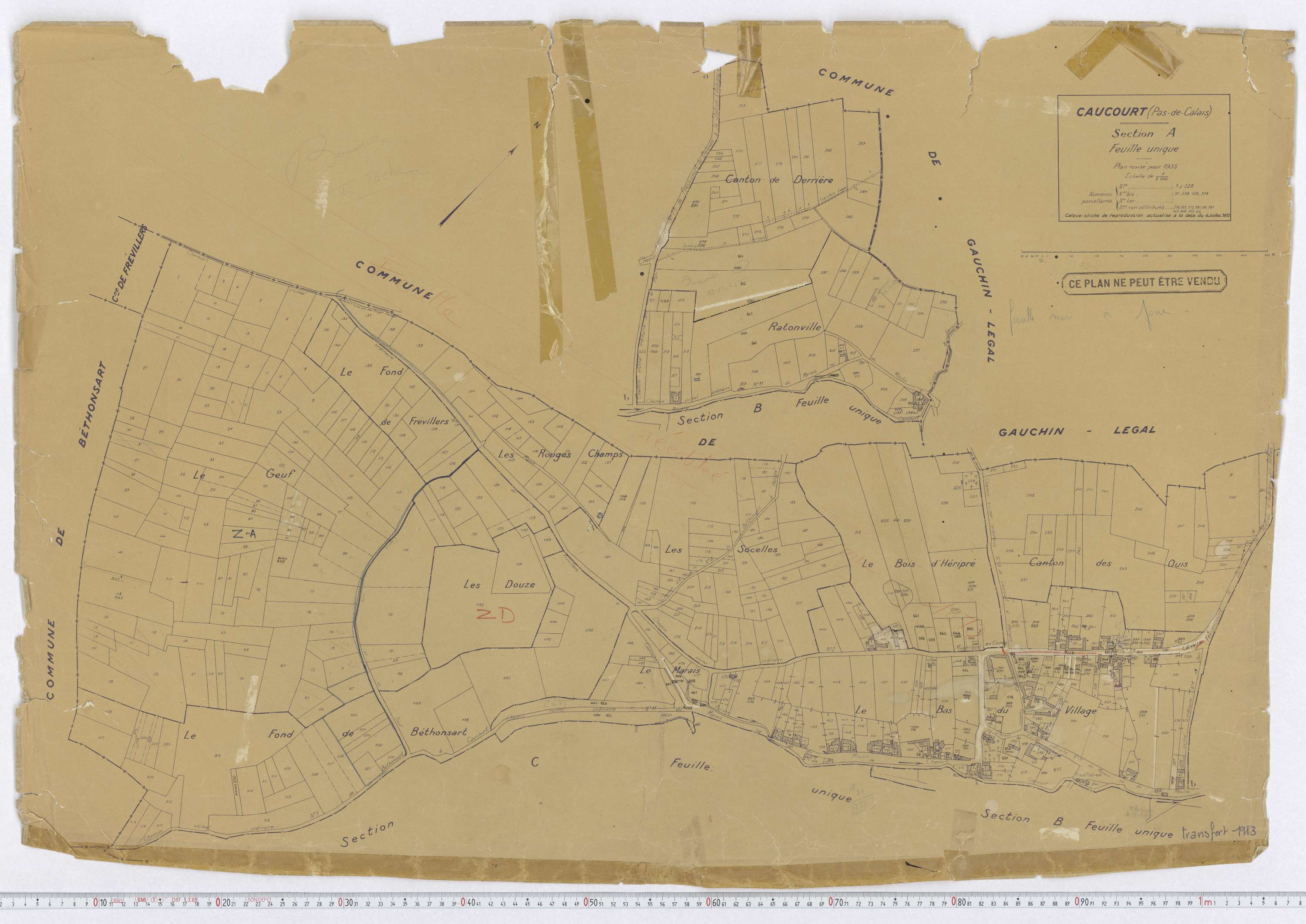 Caucourt - Section A.