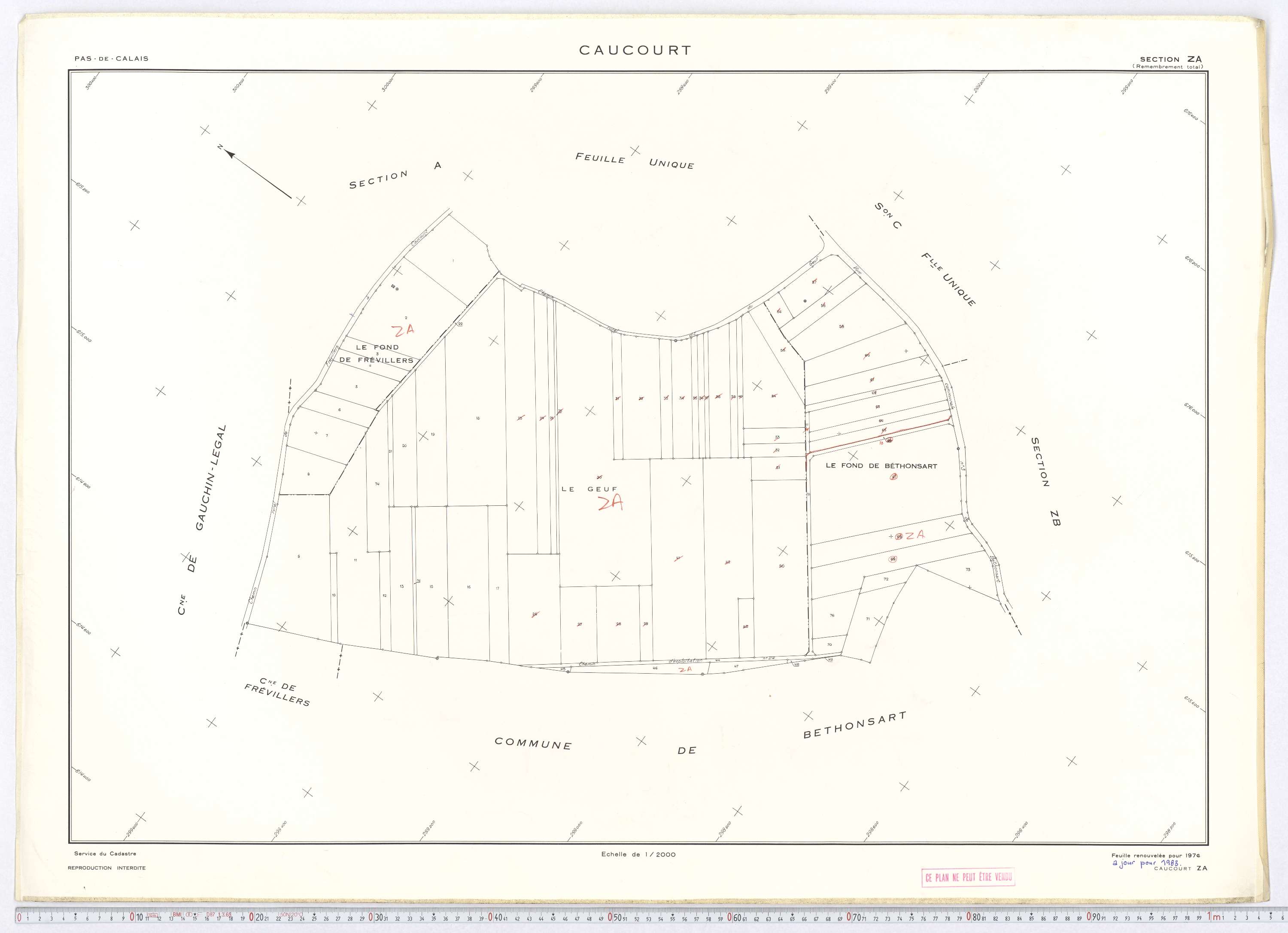 Caucourt - Section ZA.