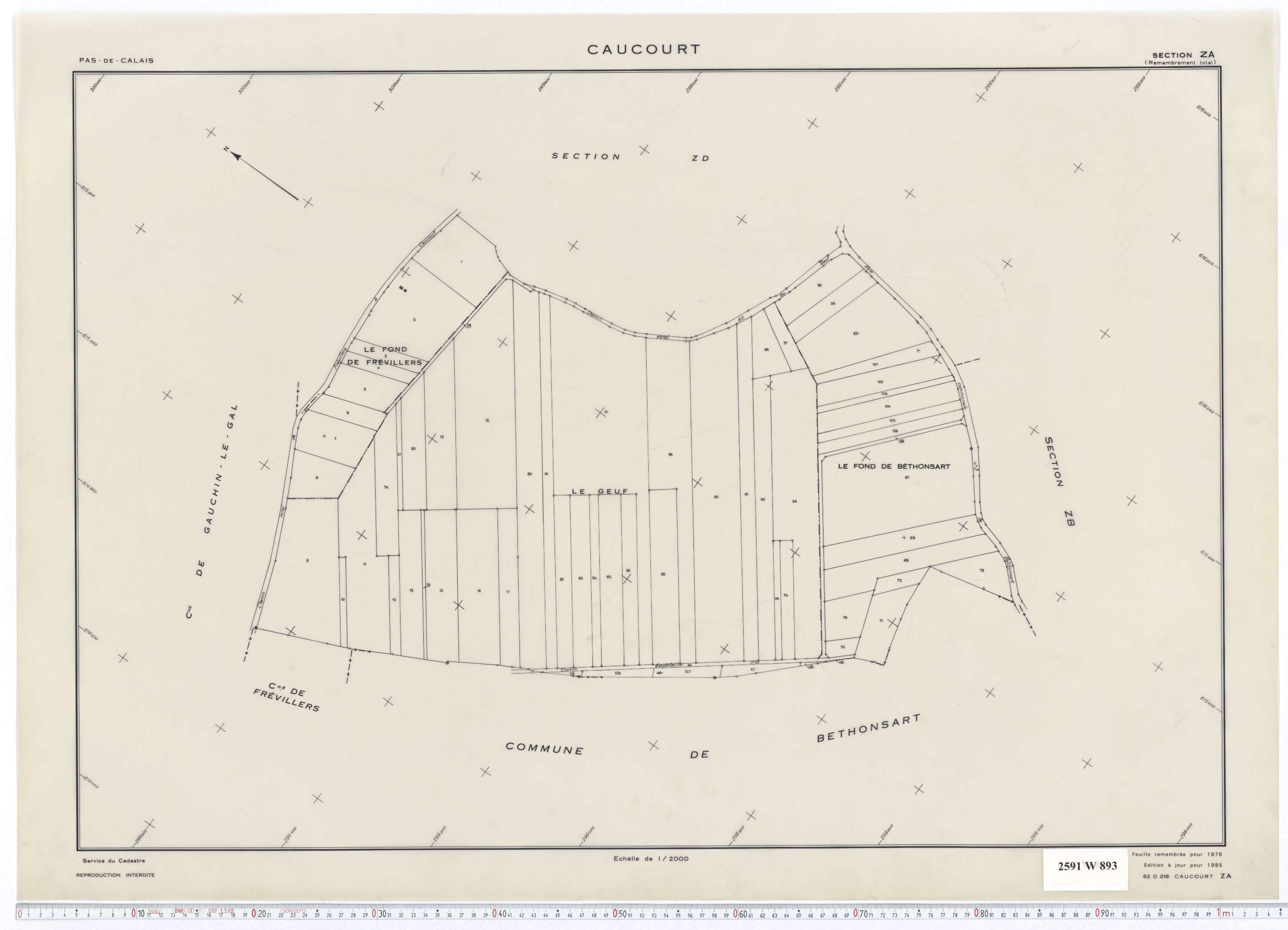 Caucourt - Section ZA.