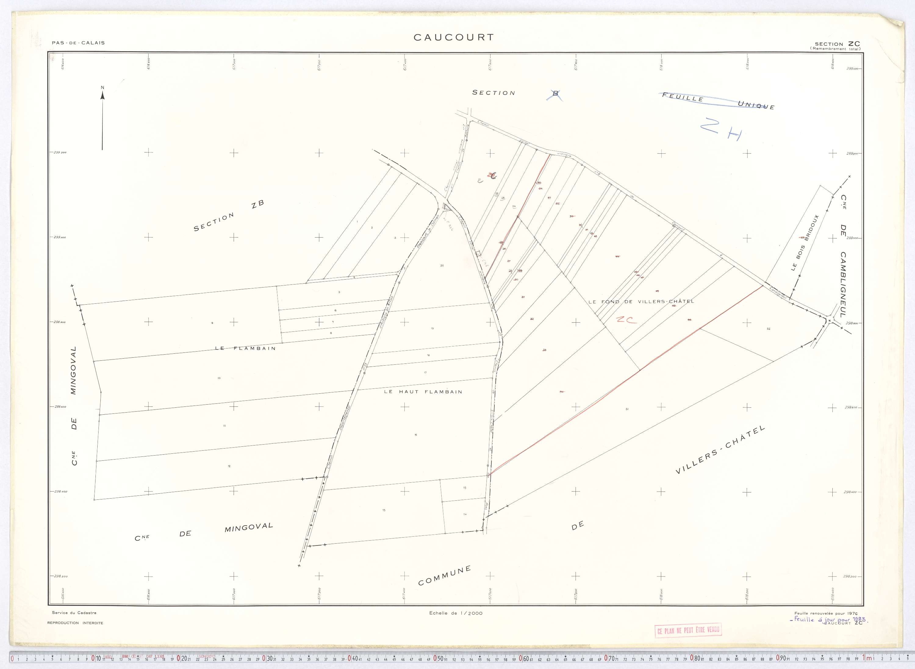 Caucourt - Section ZC.