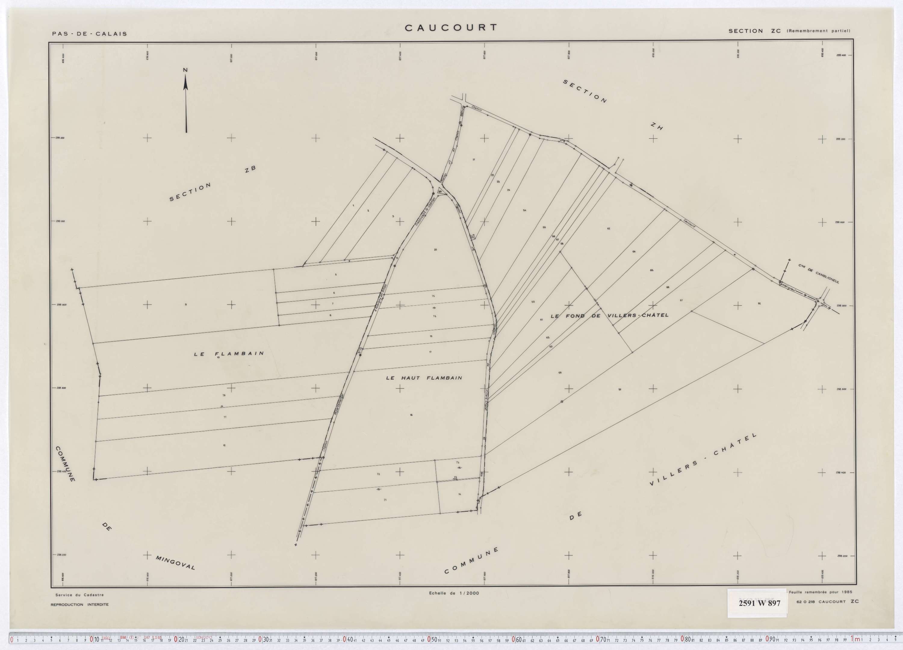 Caucourt - Section ZC.