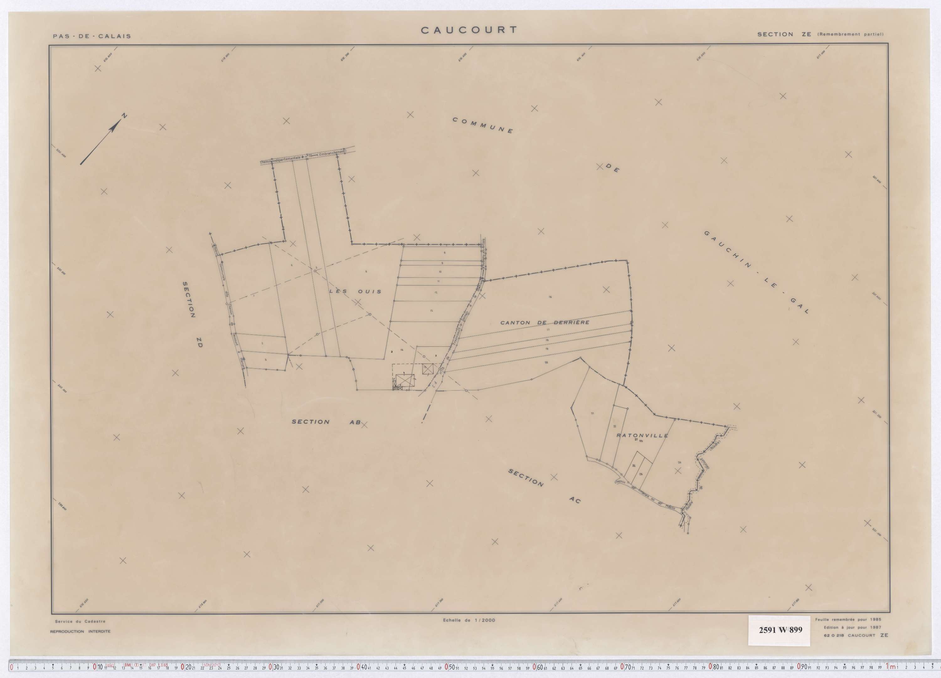 Caucourt - Section ZE.