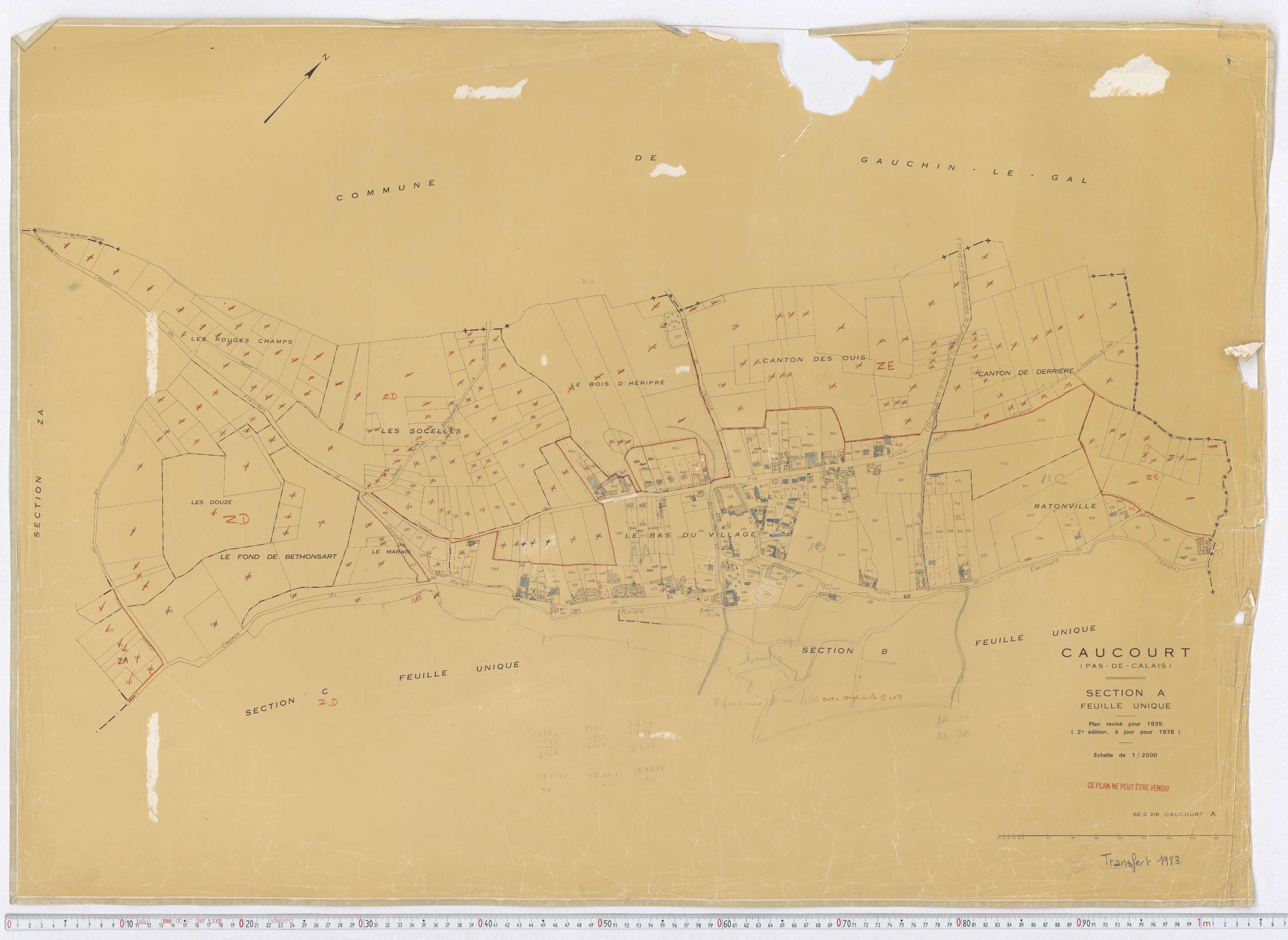 Caucourt - Section A.