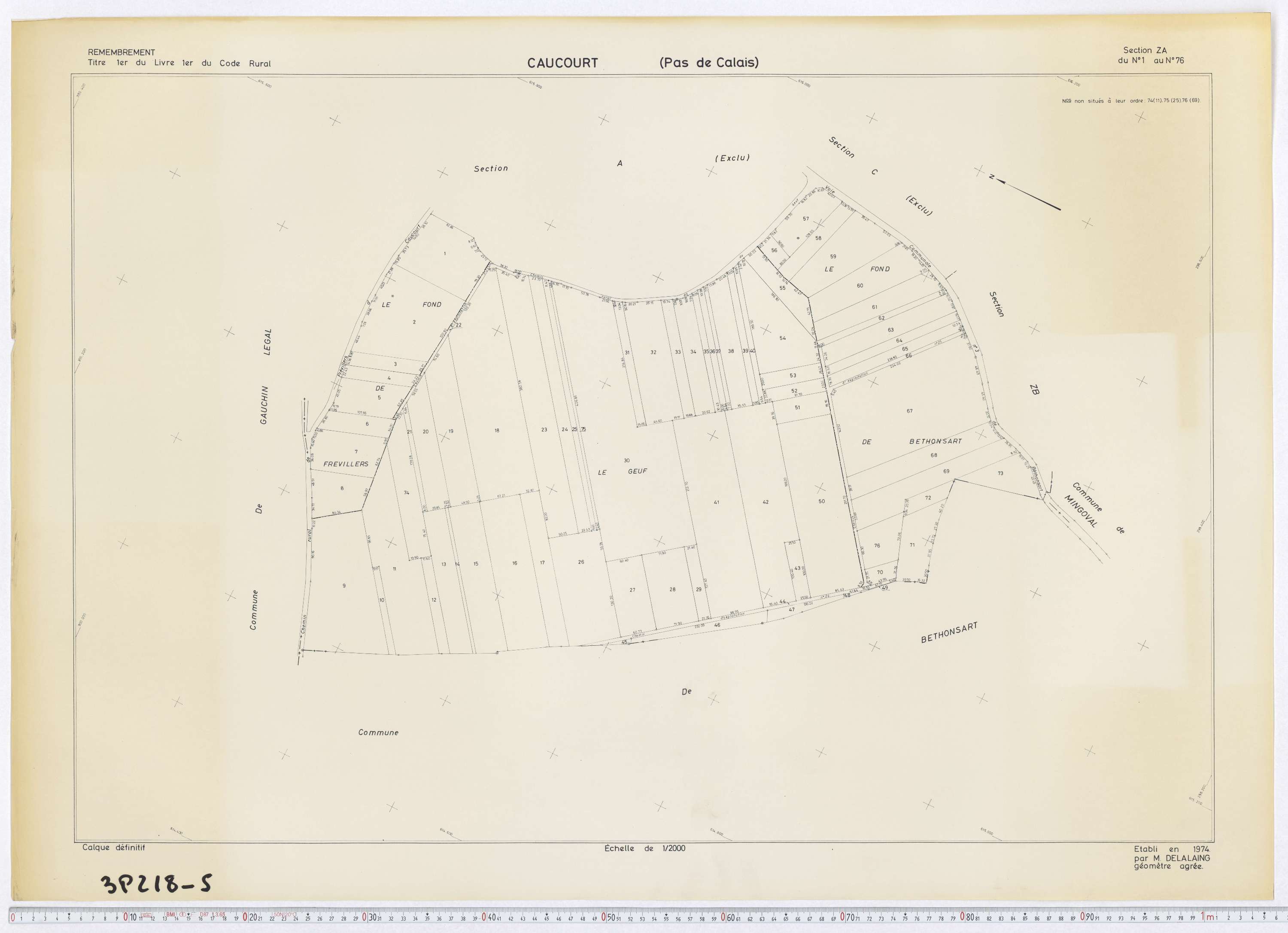 Caucourt - Section ZA.