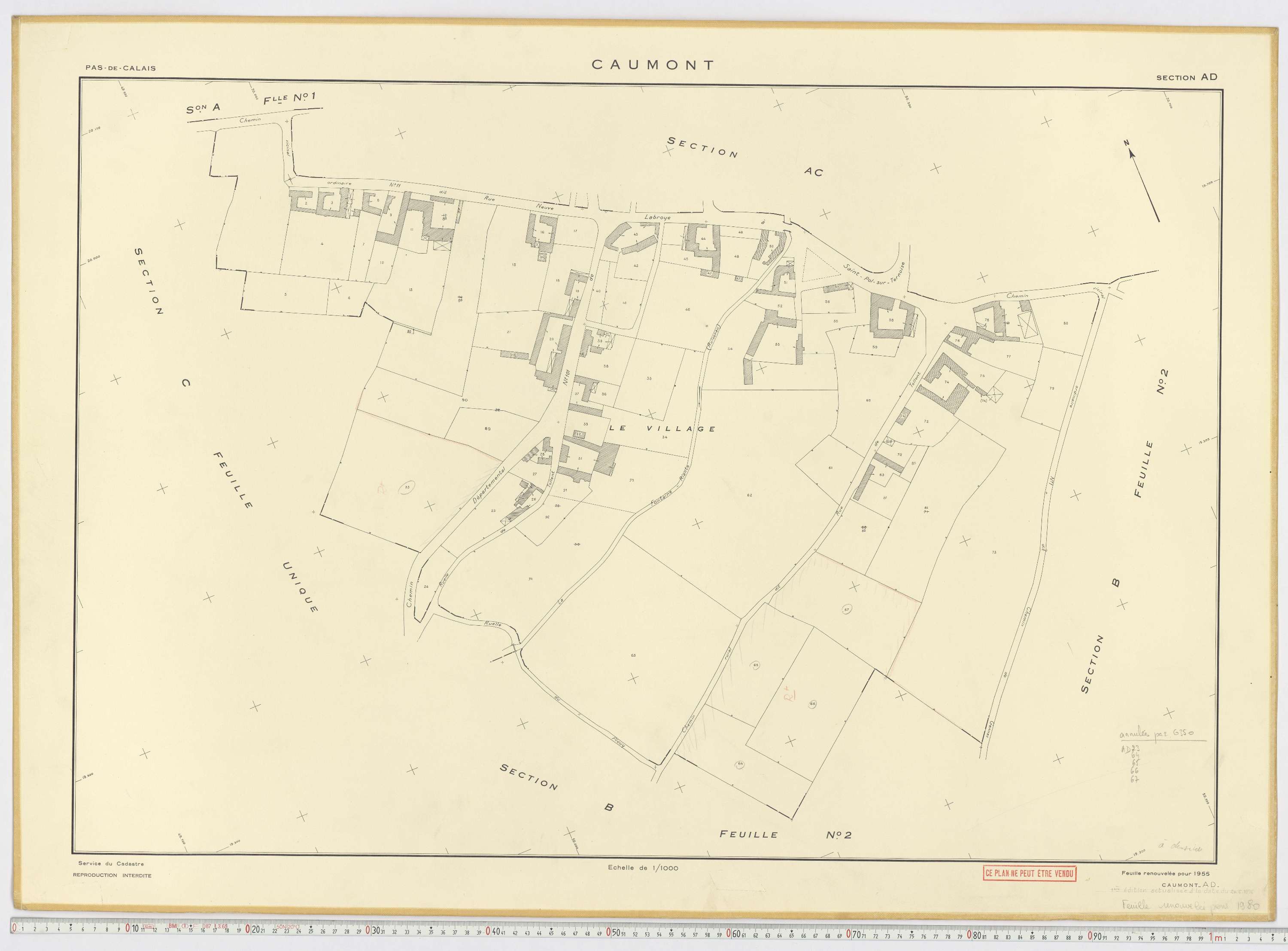 Caumont - Section AD.