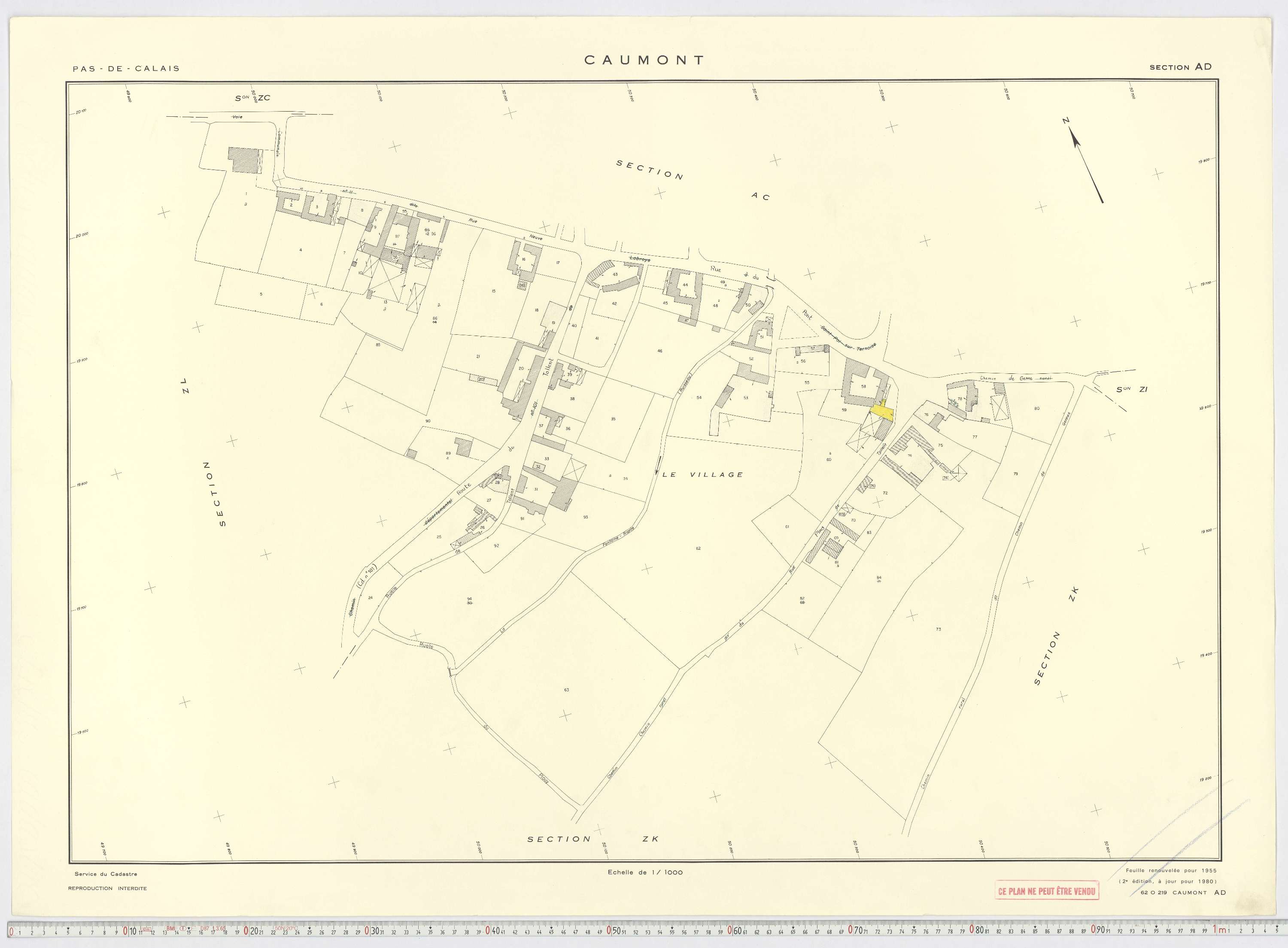 Caumont - Section AD.