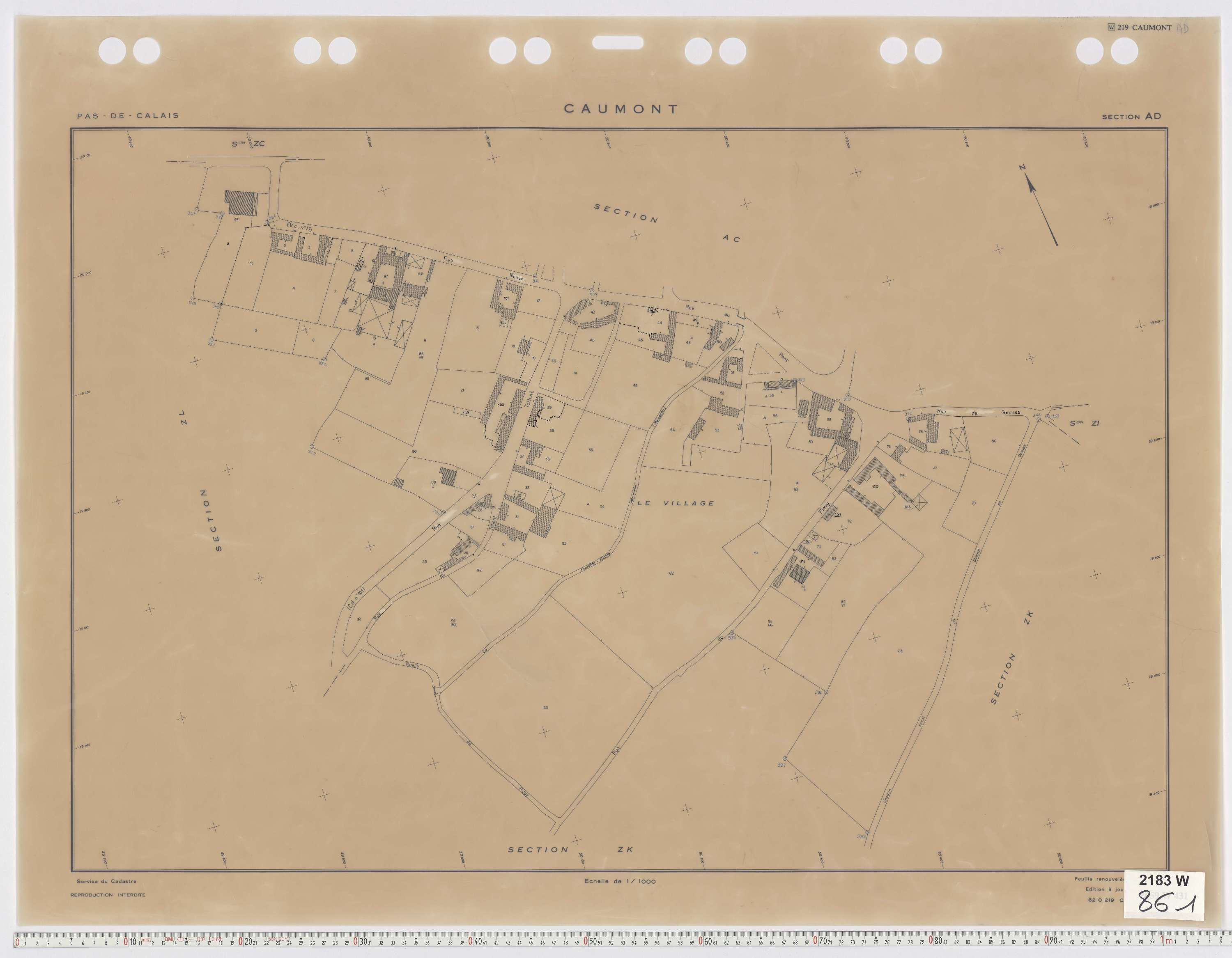 Caumont - Section AD.
