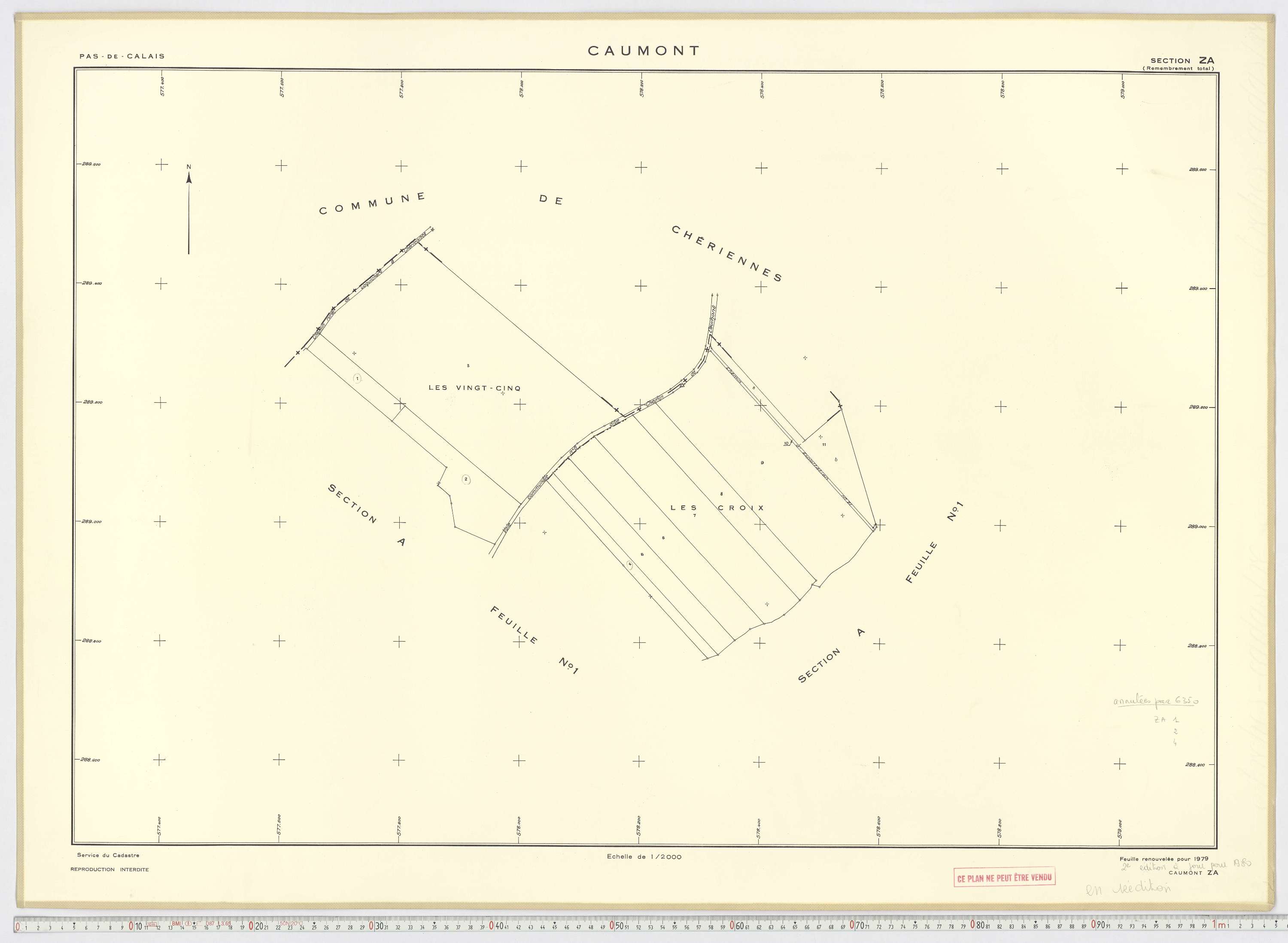 Caumont - Section ZA.