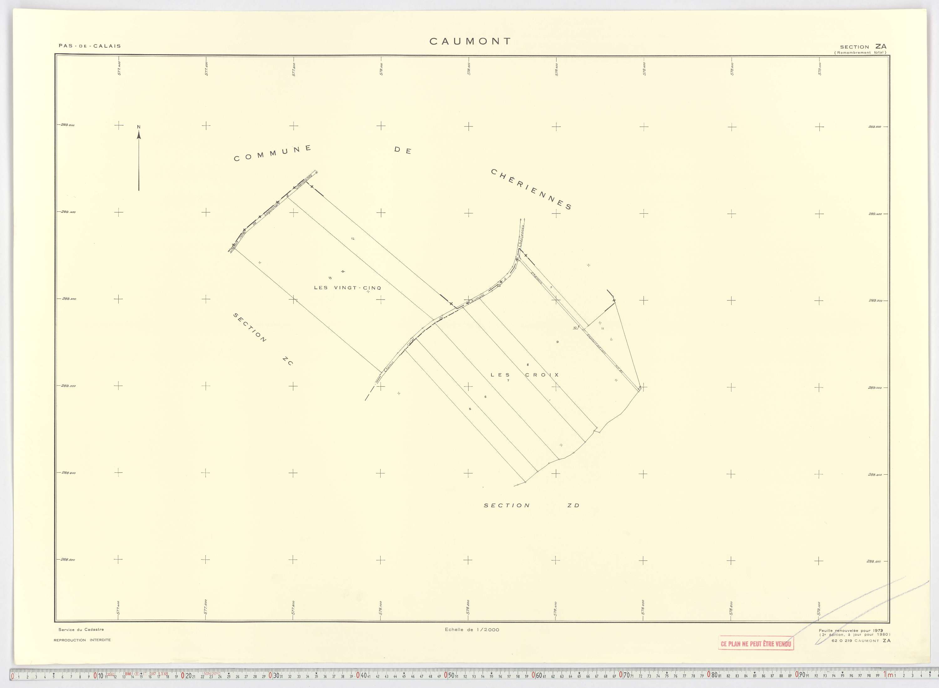 Caumont - Section ZA.