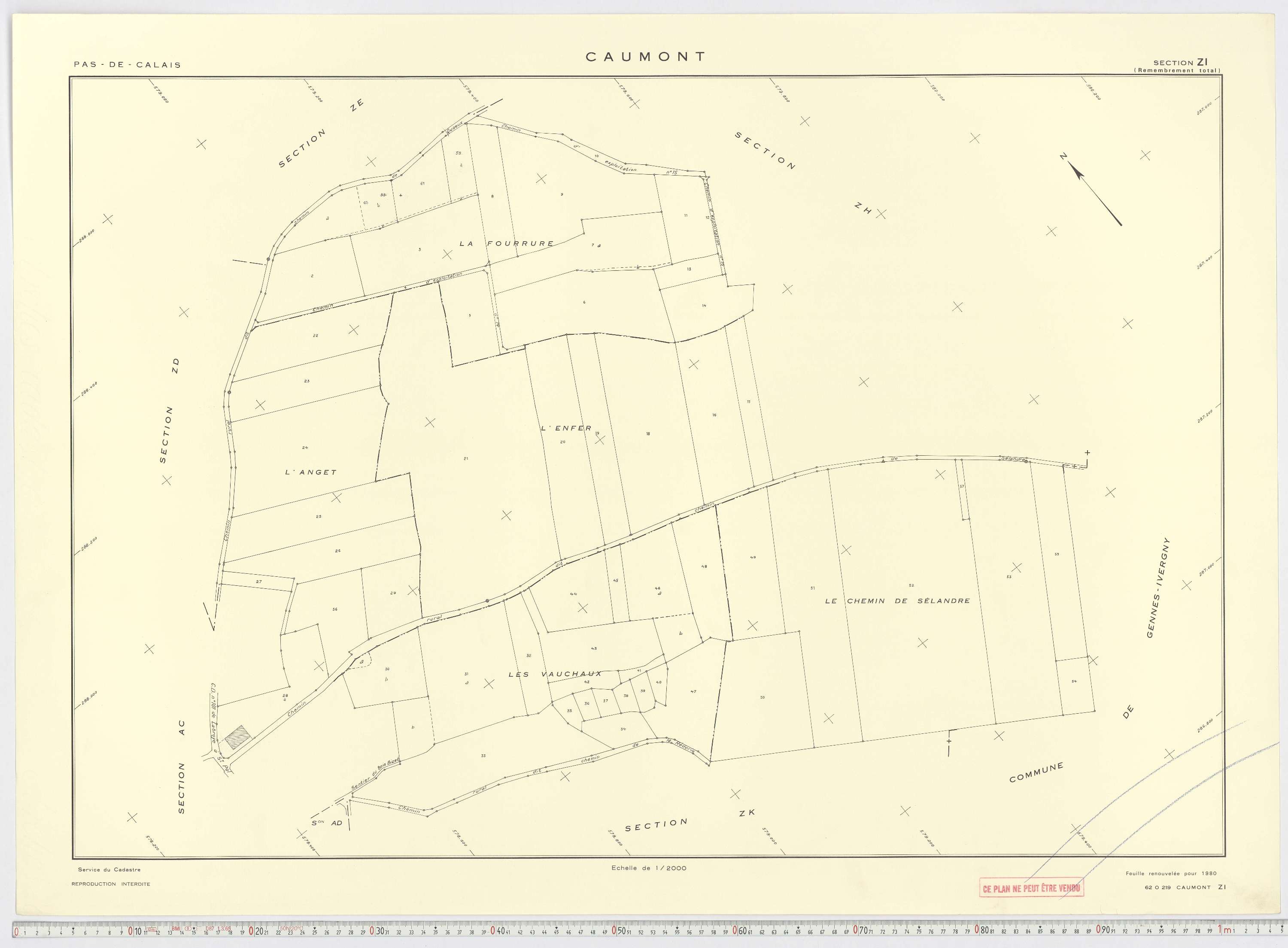 Caumont - Section ZI.