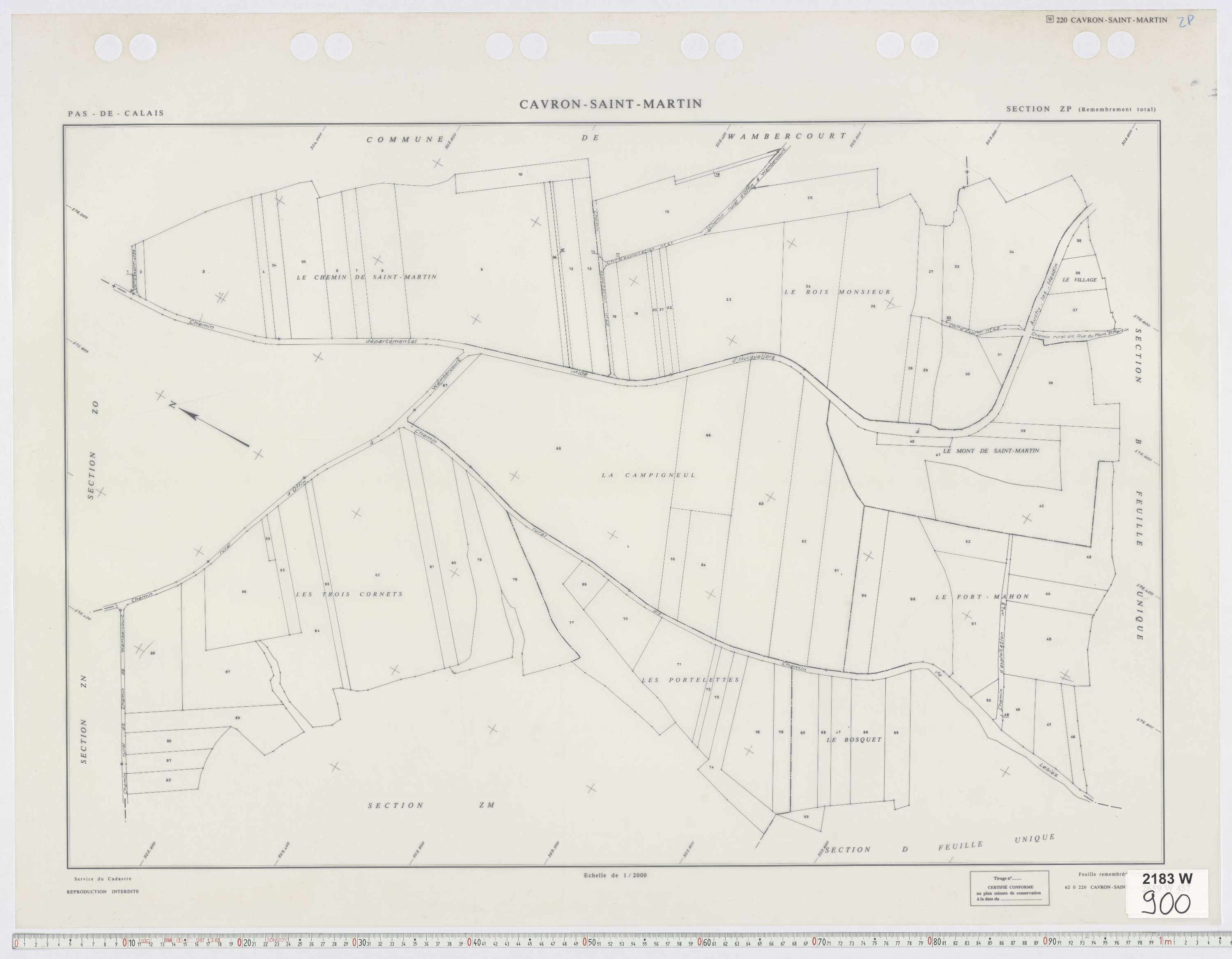 Cavron-Saint-Martin - Section ZP.