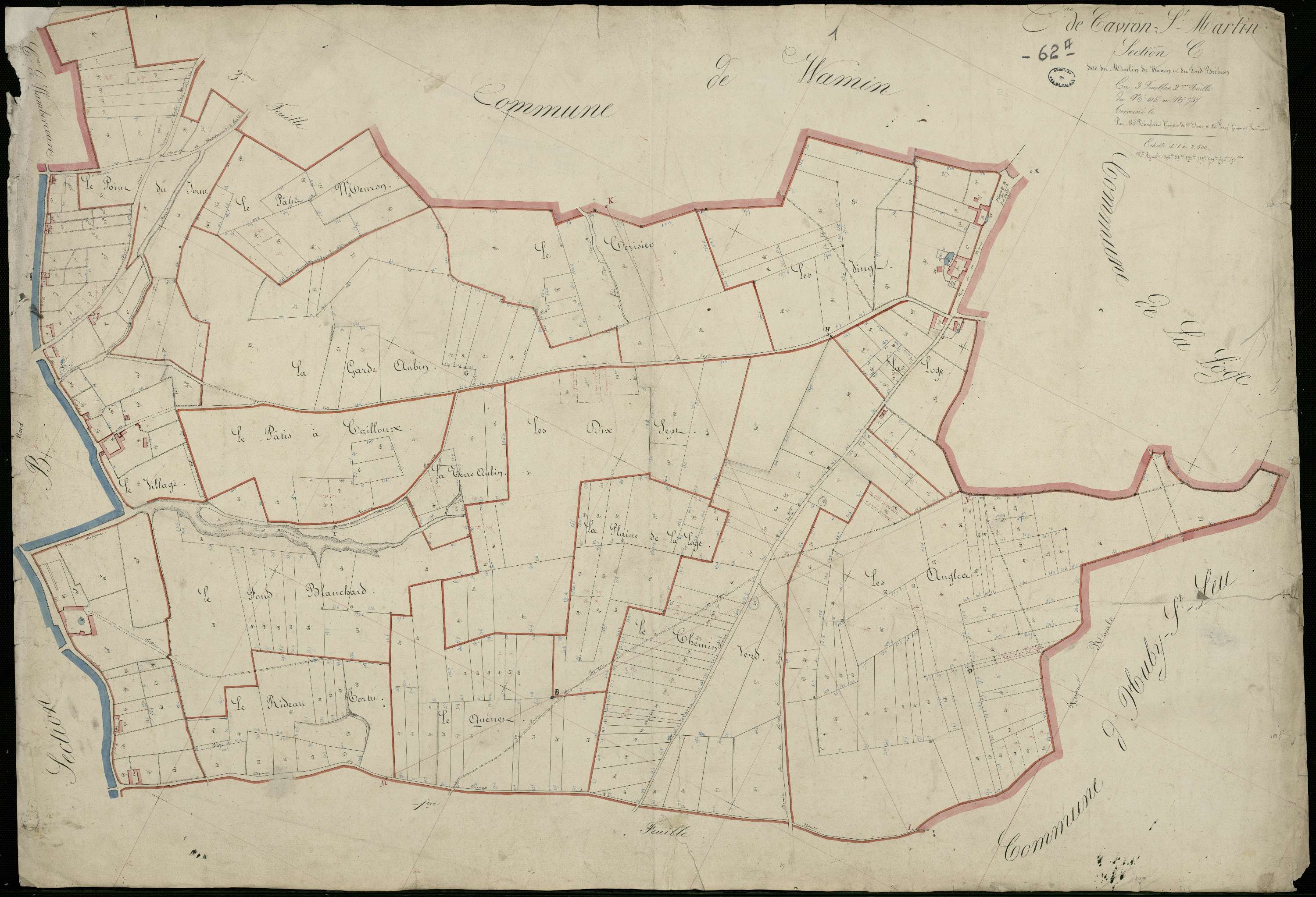 Cavron-Saint-Martin - Section C, 2e feuille
