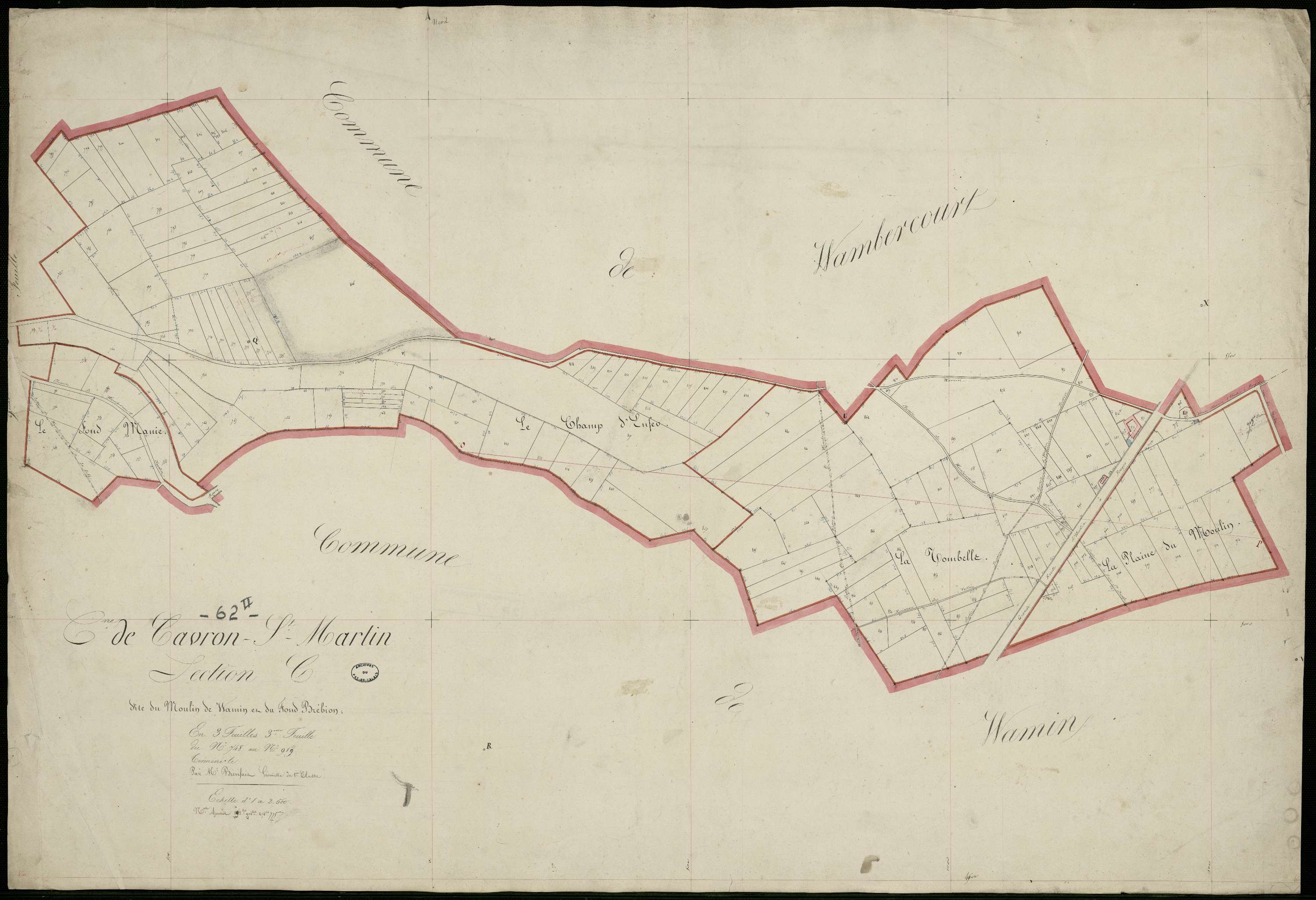 Cavron-Saint-Martin - Section C, 3e feuille