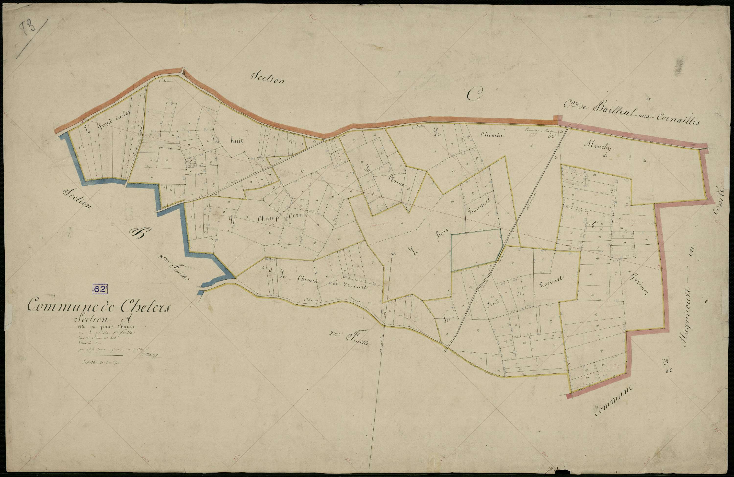 Chelers - Section A, 1re feuille