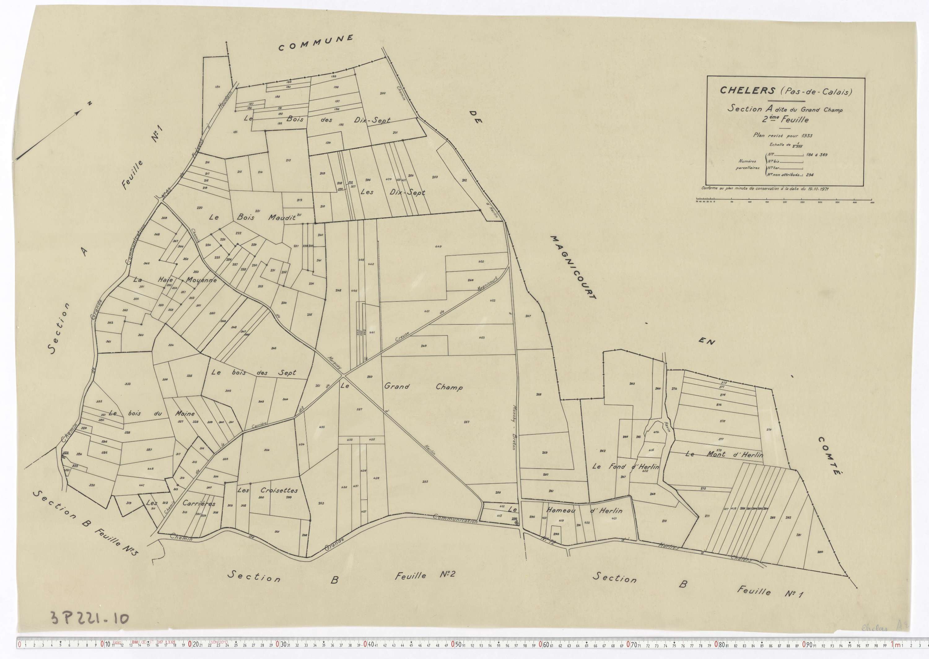 Chelers - Section A, feuille 2.