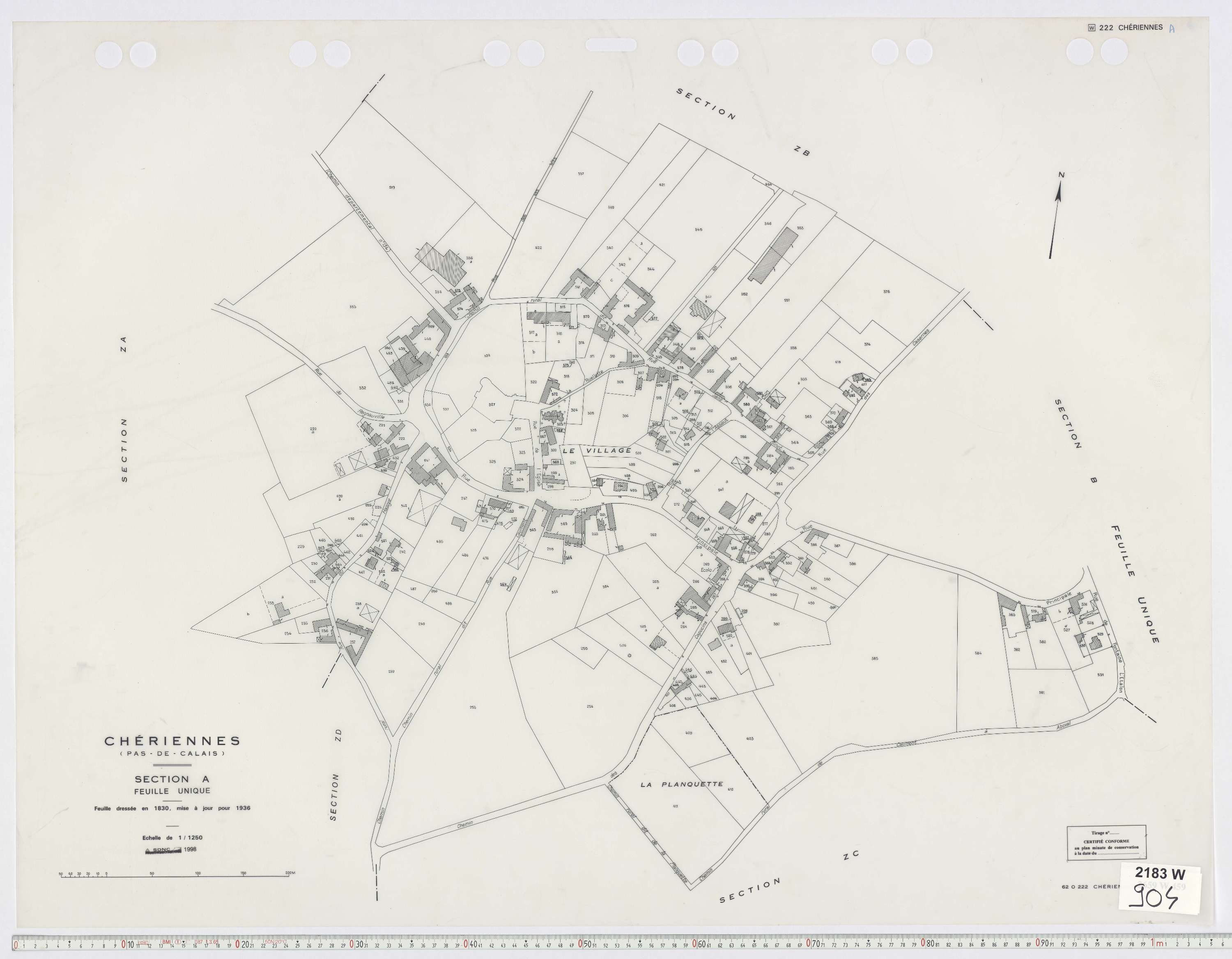 Chériennes - Section A.