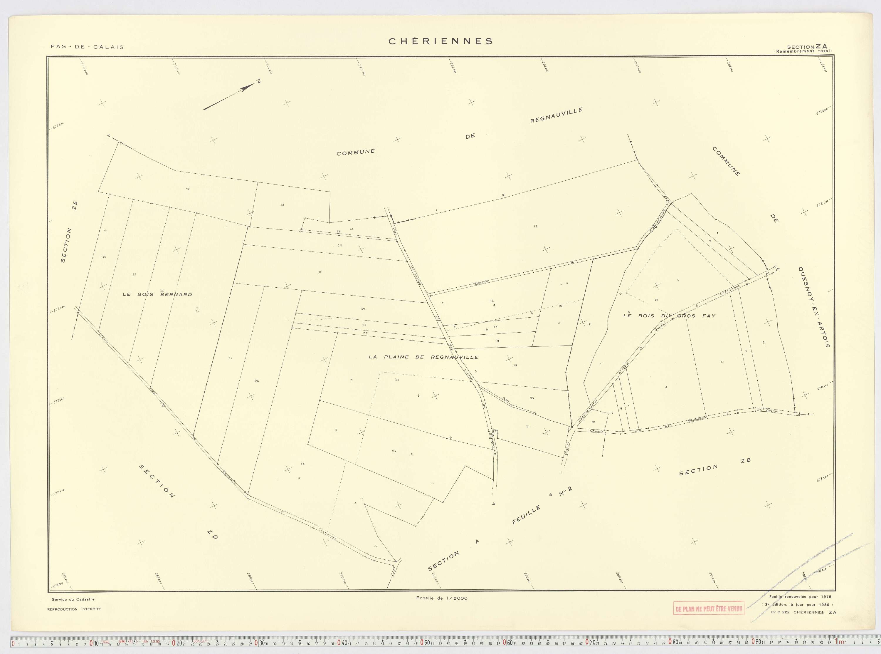 Chériennes - Section ZA.