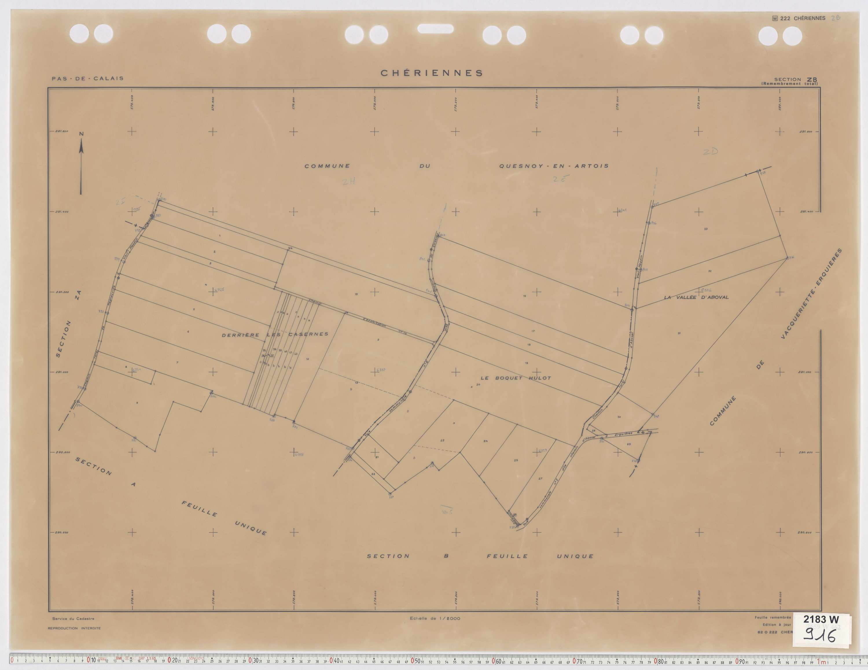 Chériennes - Section ZB.