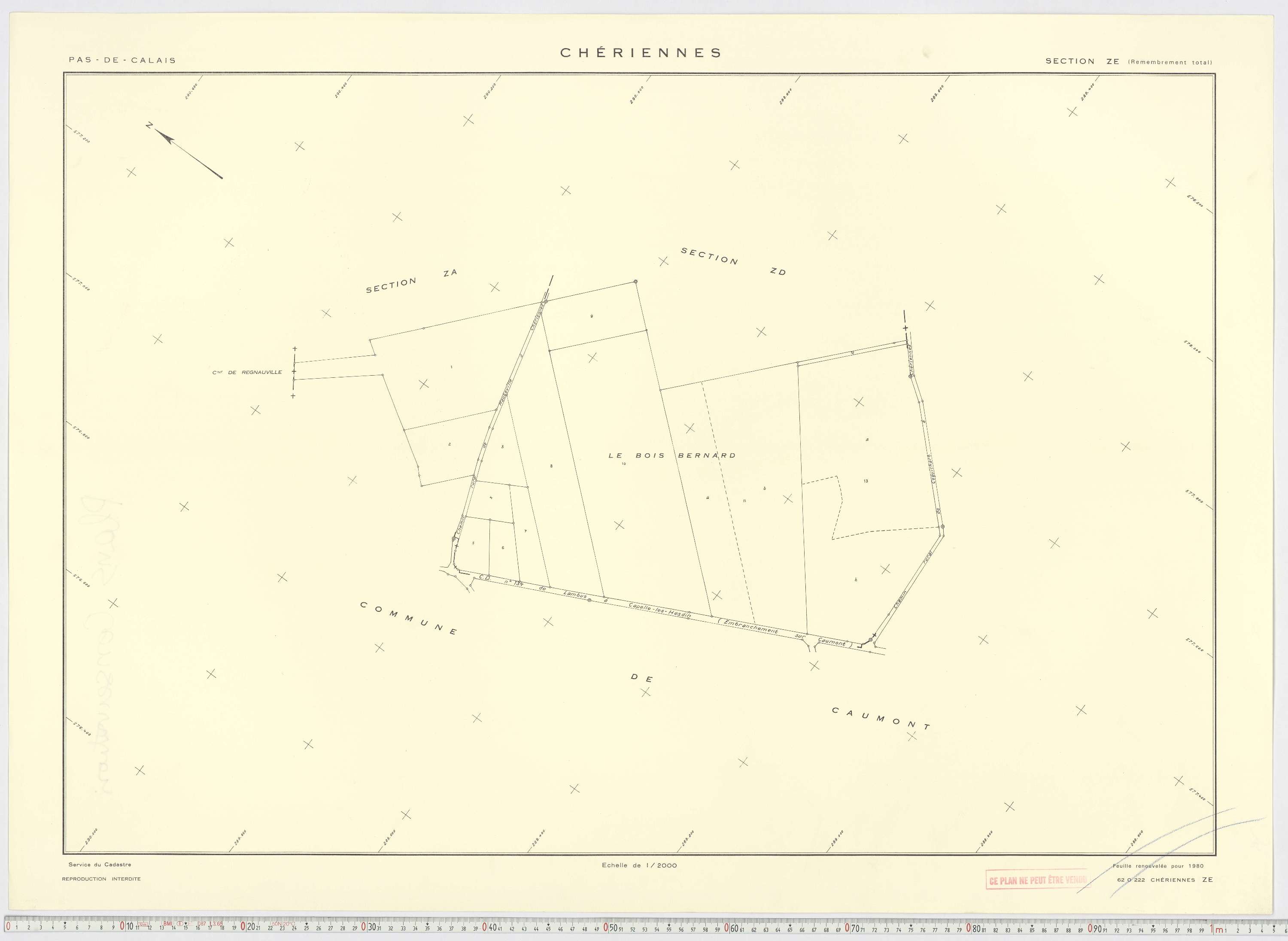 Chériennes - Section ZE.