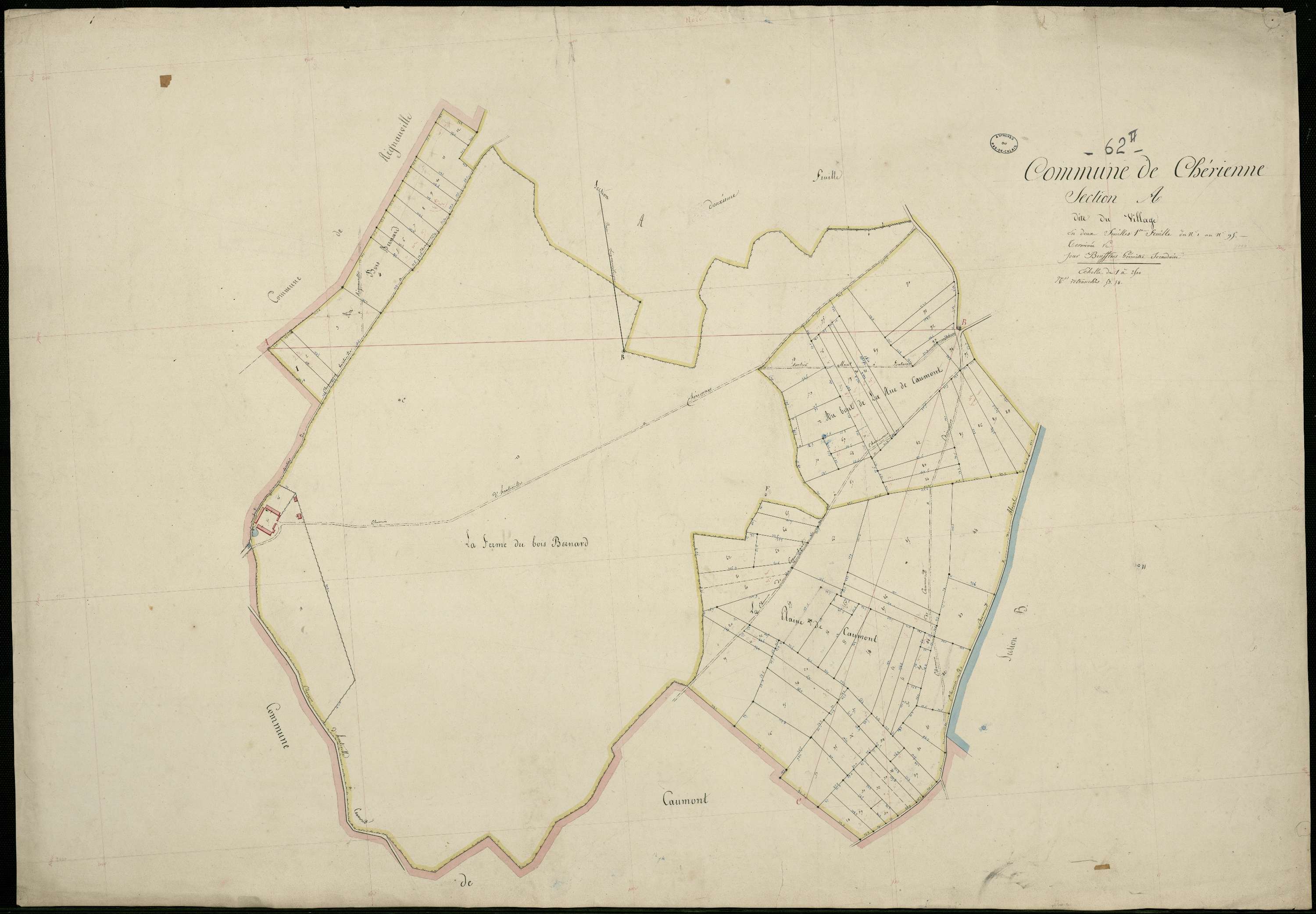 Chériennes - Section A, 1re feuille