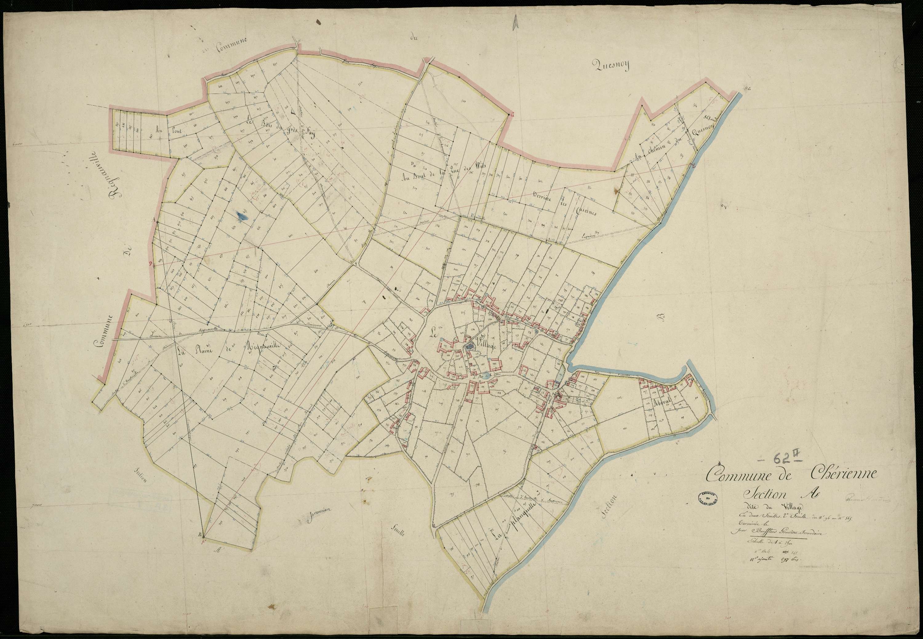 Chériennes - Section A, 2e feuille