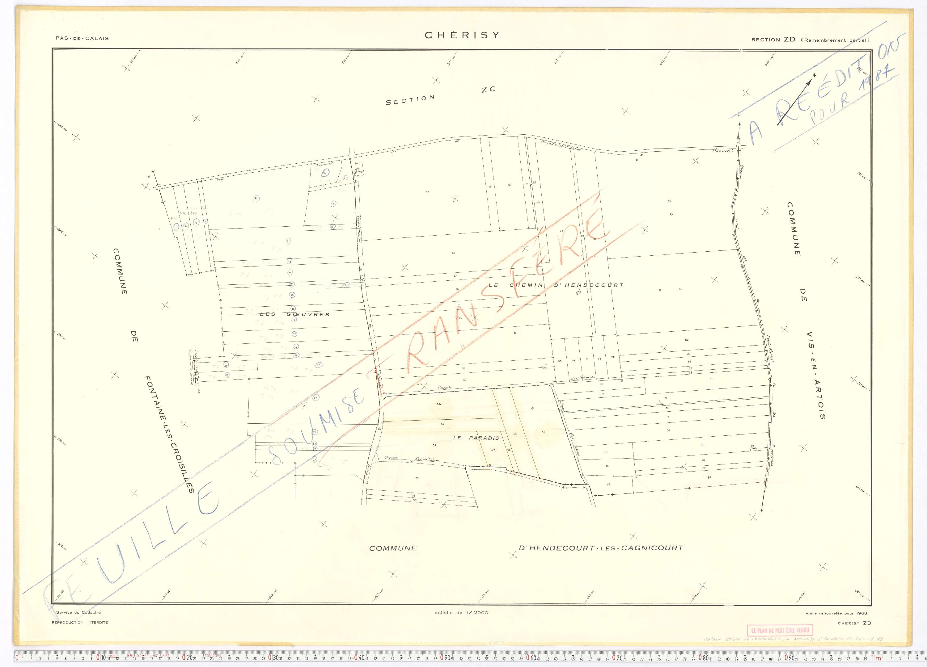 Cherisy - Section ZD.