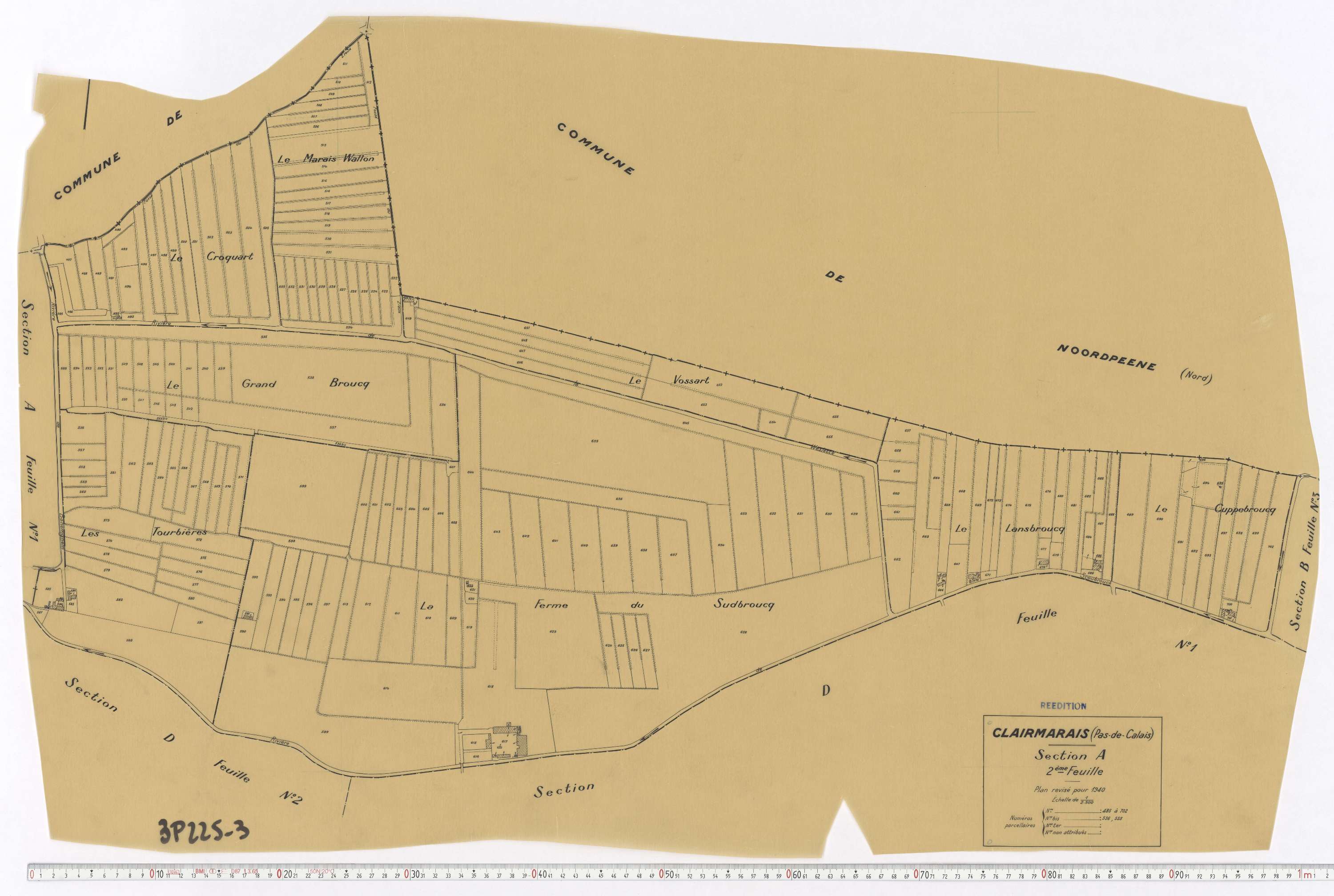 Clairmarais - Section A, feuille 2.