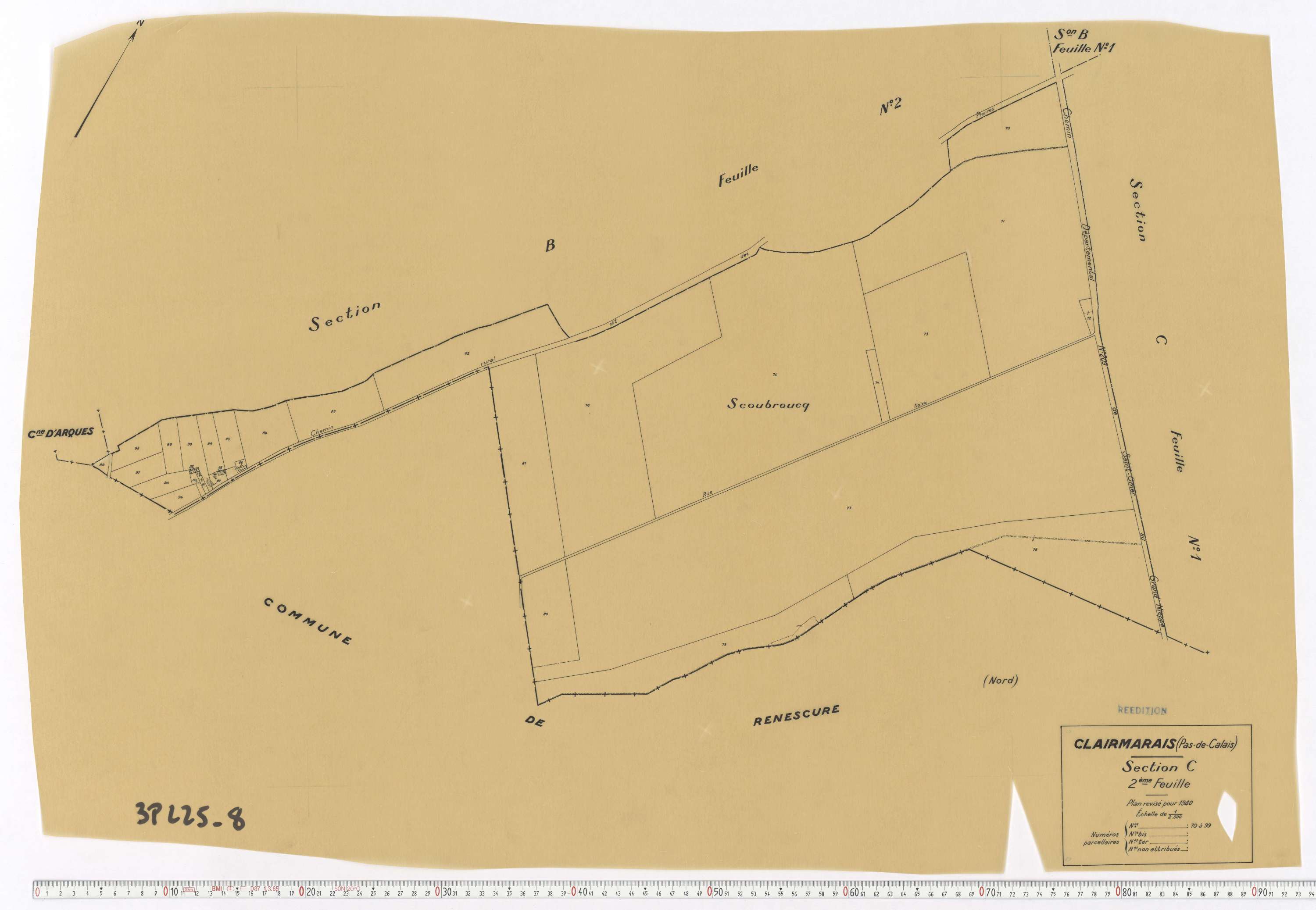 Clairmarais - Section C, feuille 2.