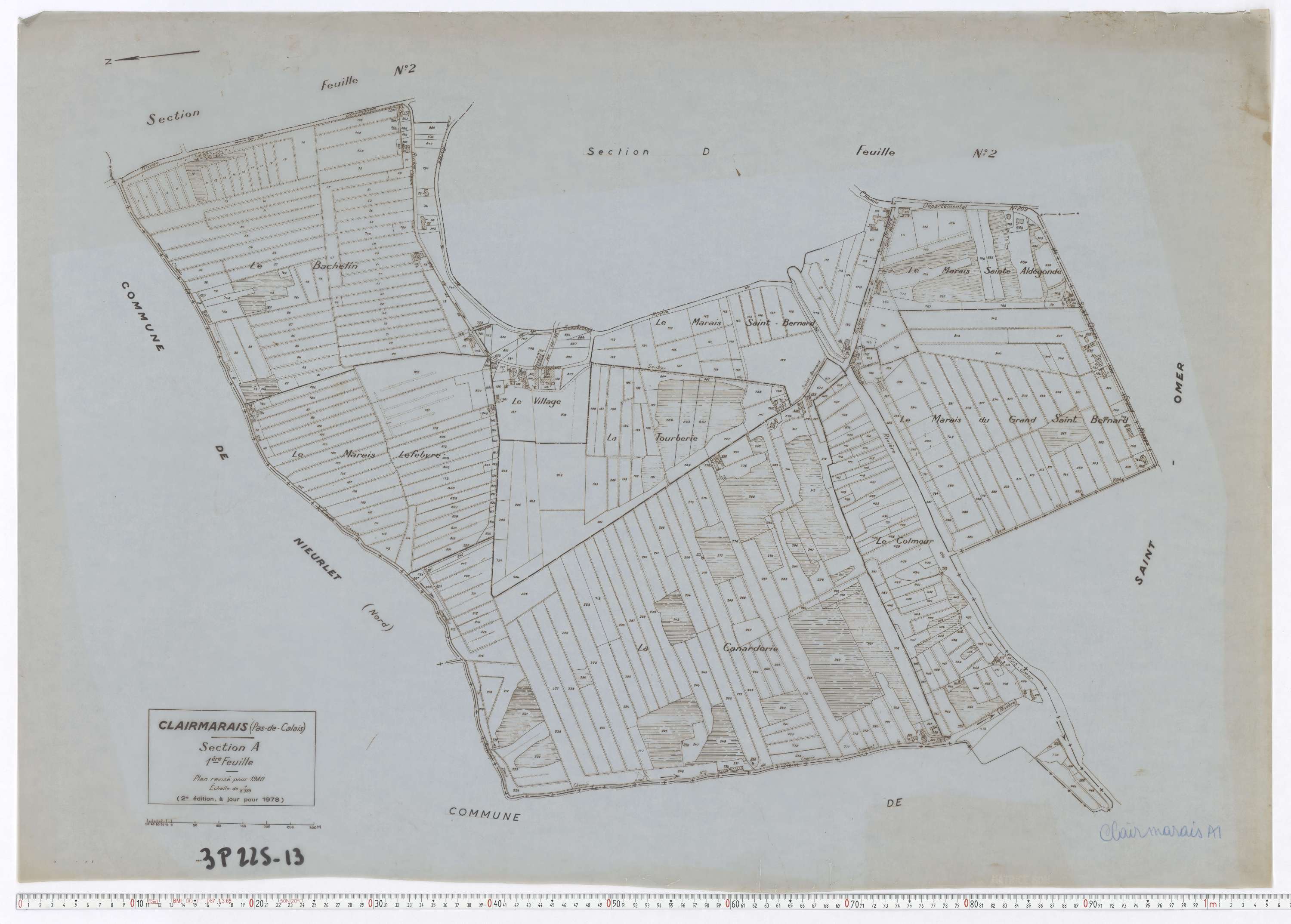 Clairmarais - Section A, feuille 1.