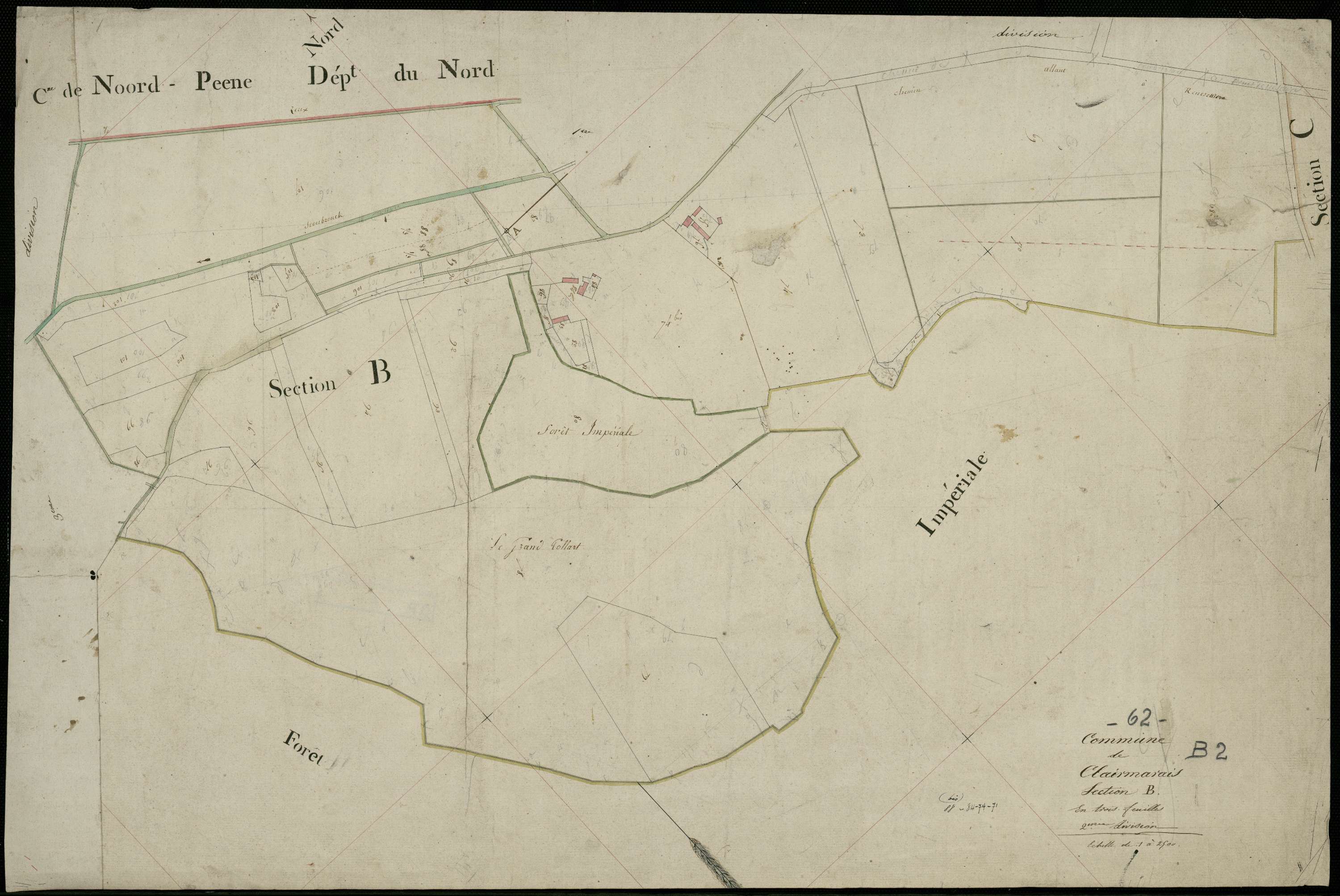 Clairmarais - Section B, 2e feuille