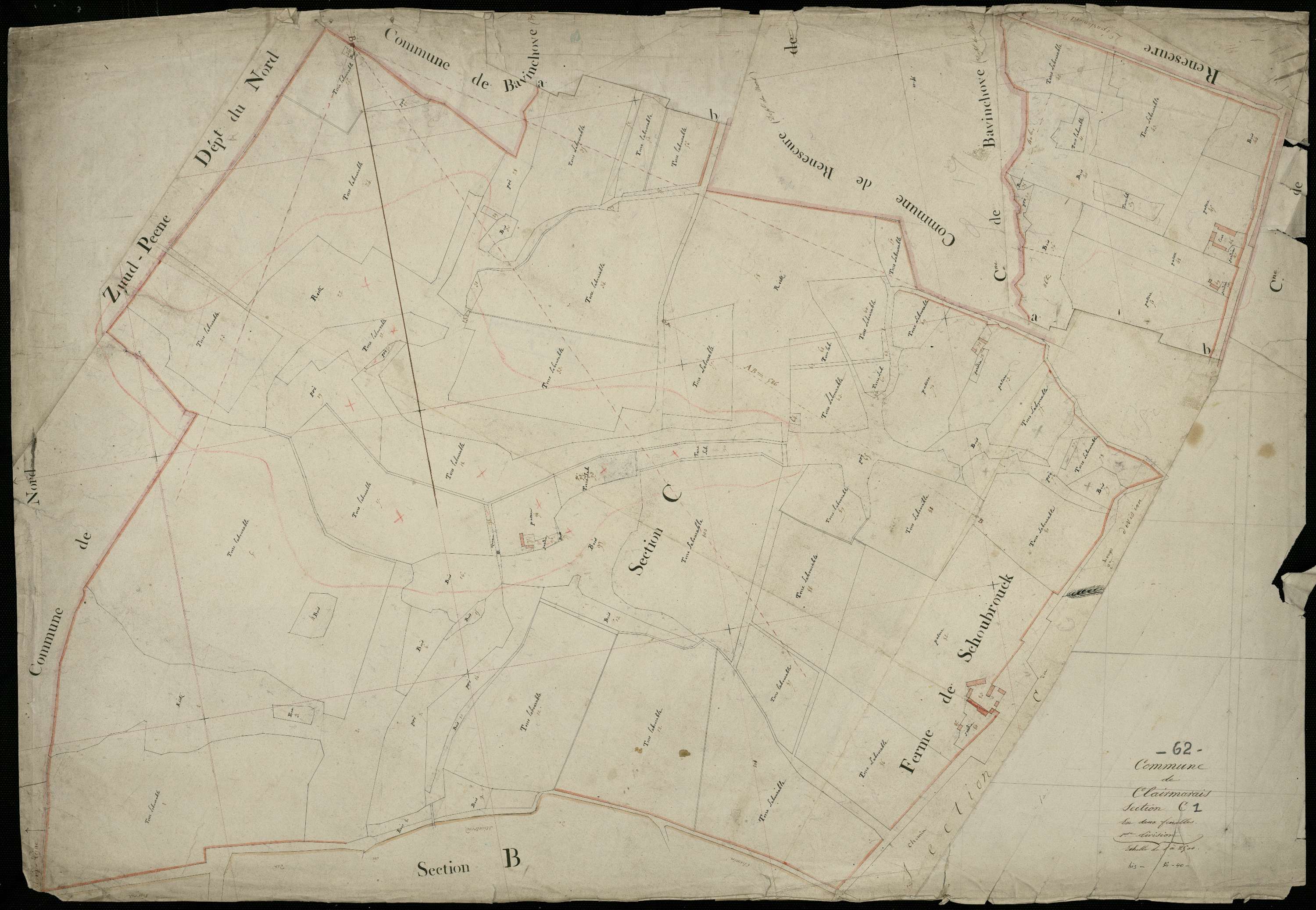Clairmarais - Section C, 1re feuille