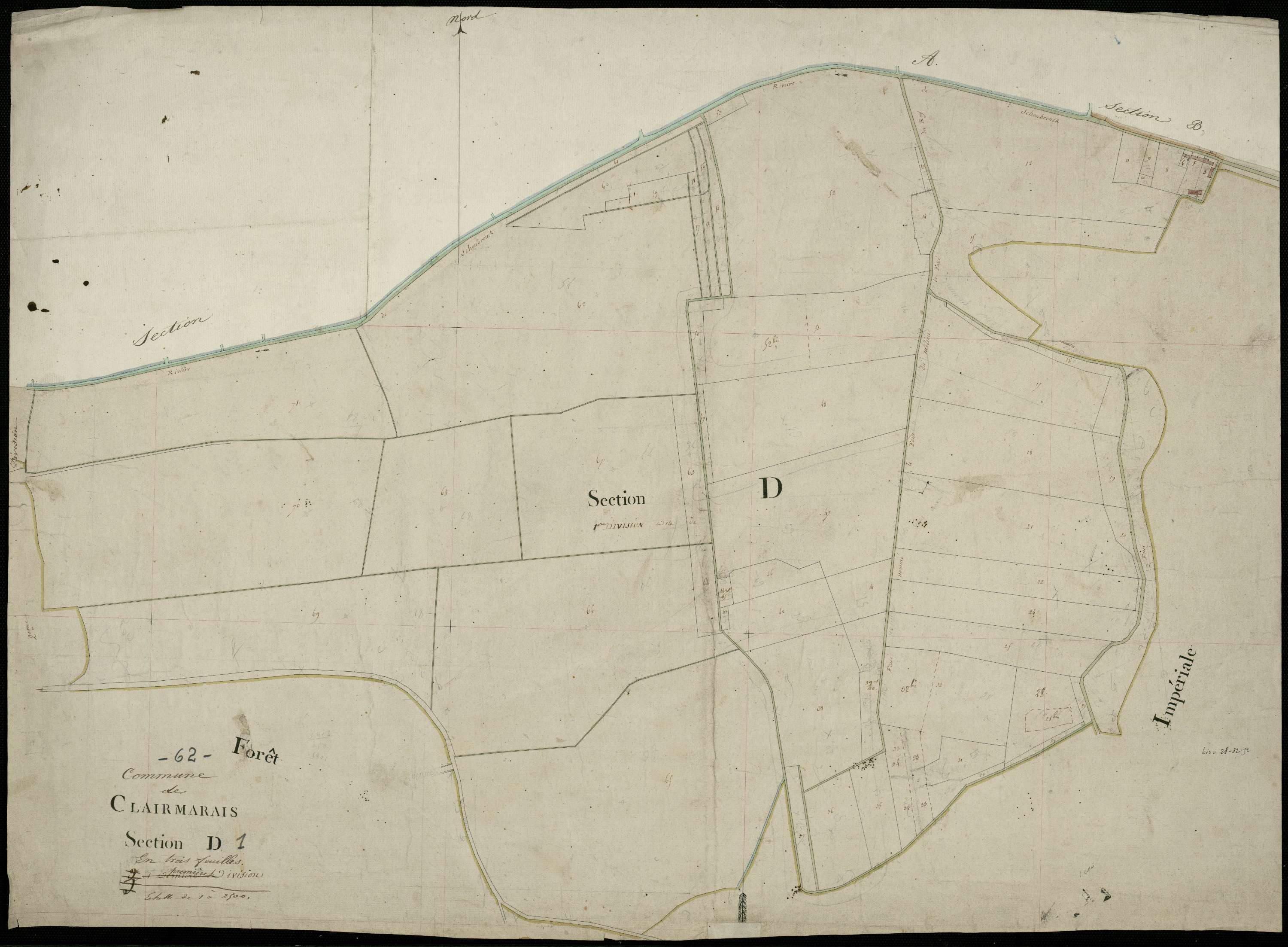Clairmarais - Section D, 1re feuille
