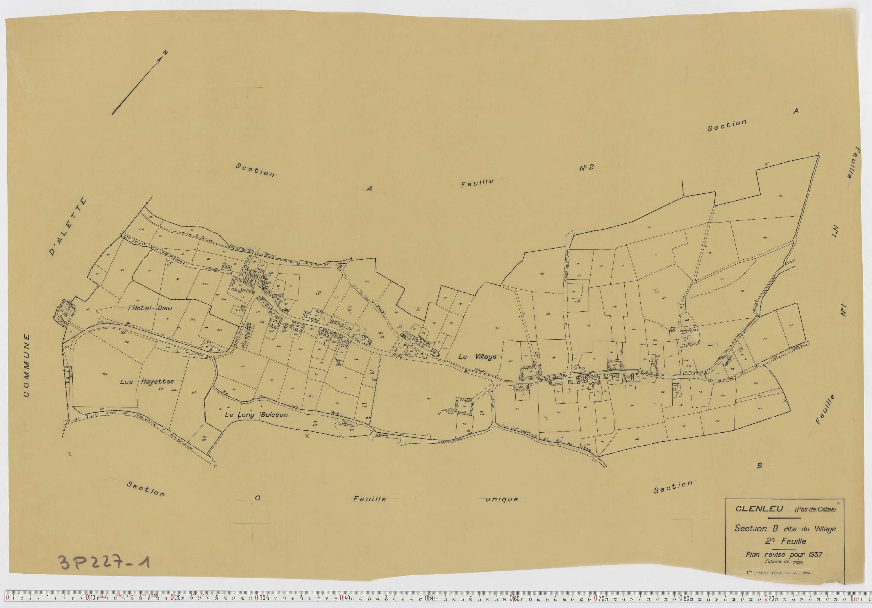 Clenleu - Section B, feuille 2.