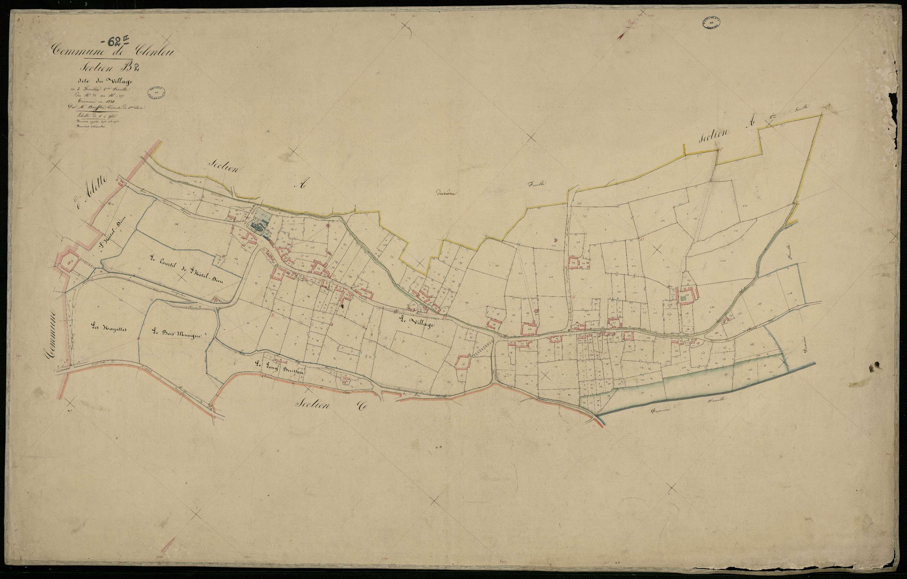 Clenleu - Section B, 2e feuille