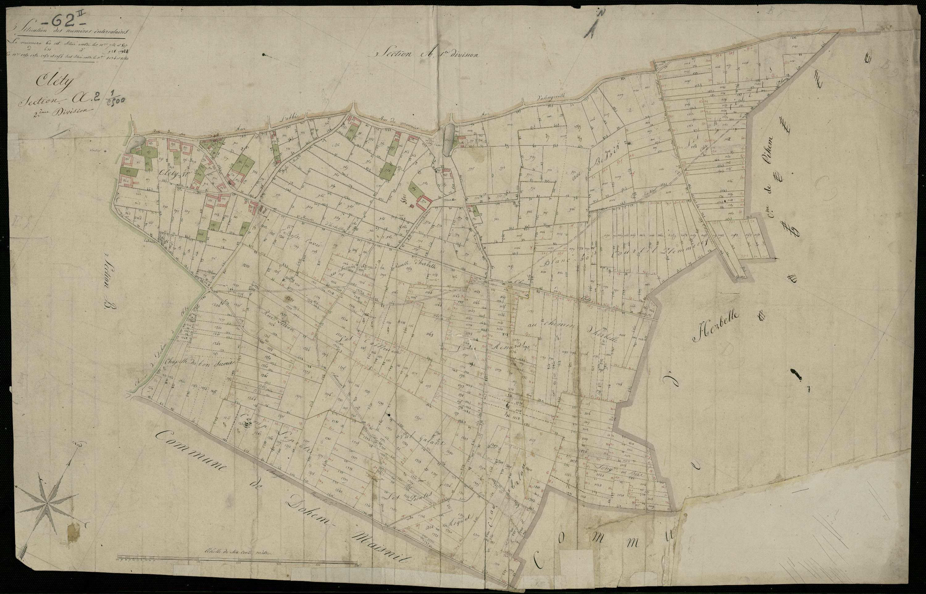 Cléty - Section A, 2e feuille