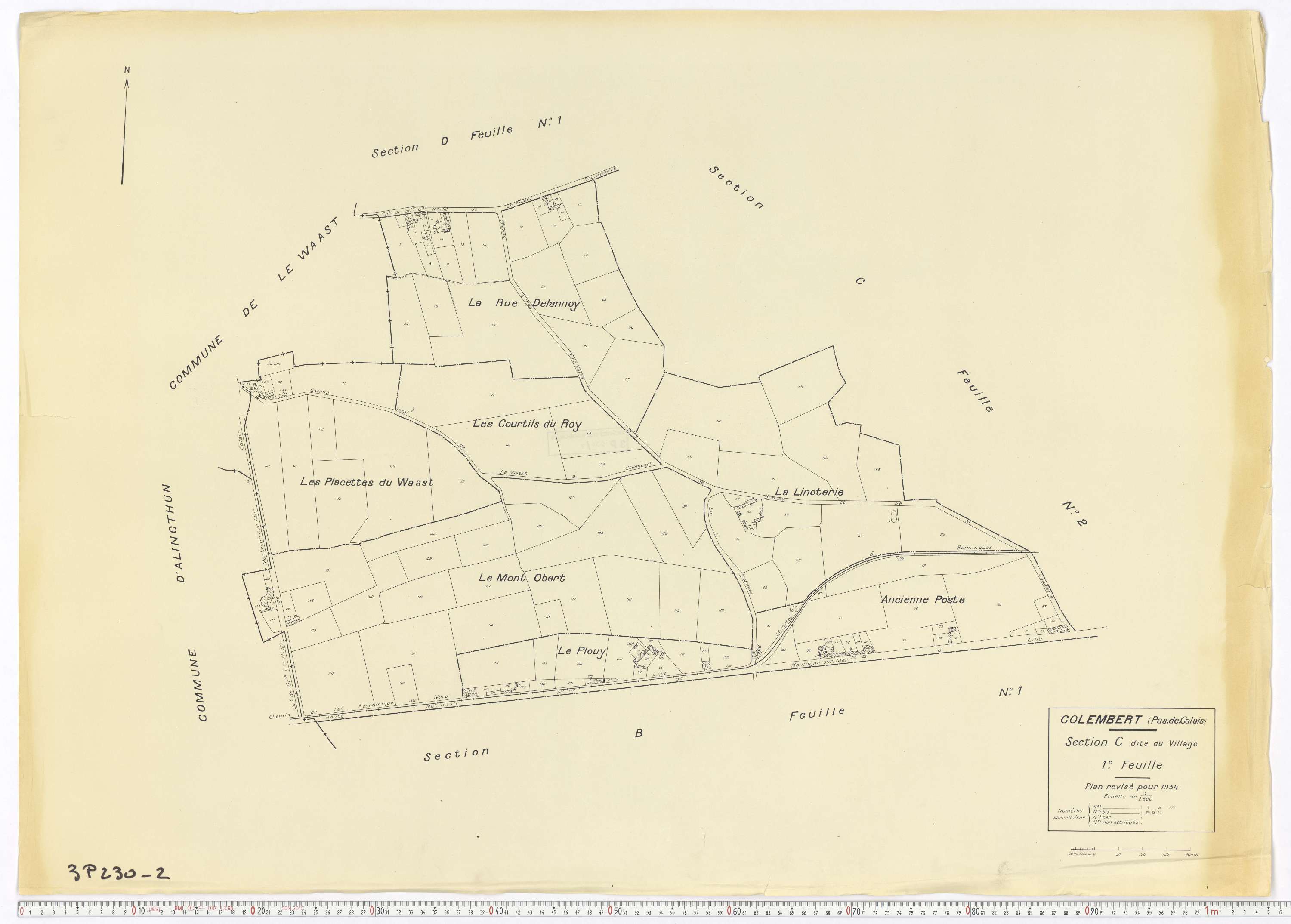Colembert - Section C, feuille 1.