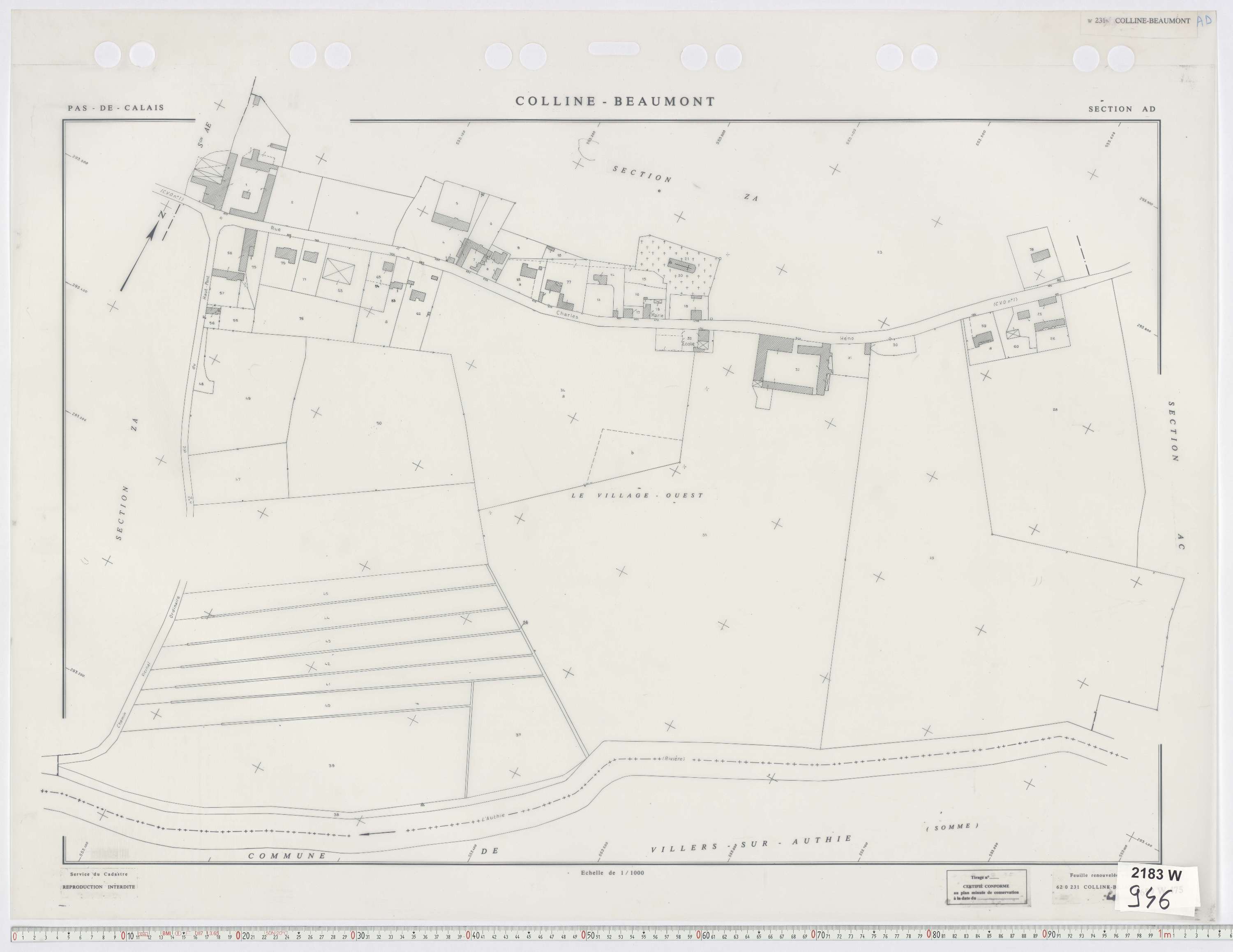 Colline-Beaumont - Section AD.