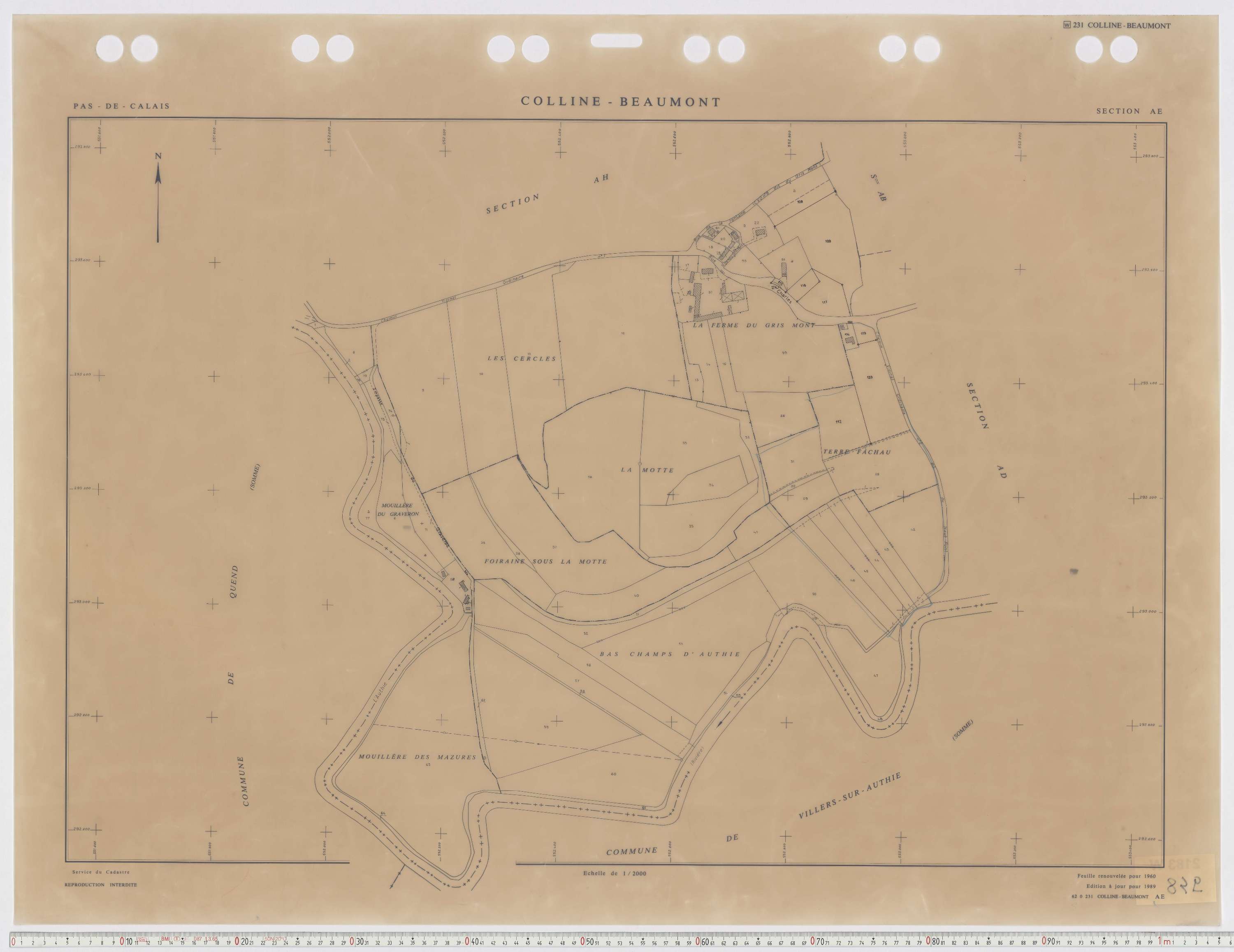 Colline-Beaumont - Section AE.