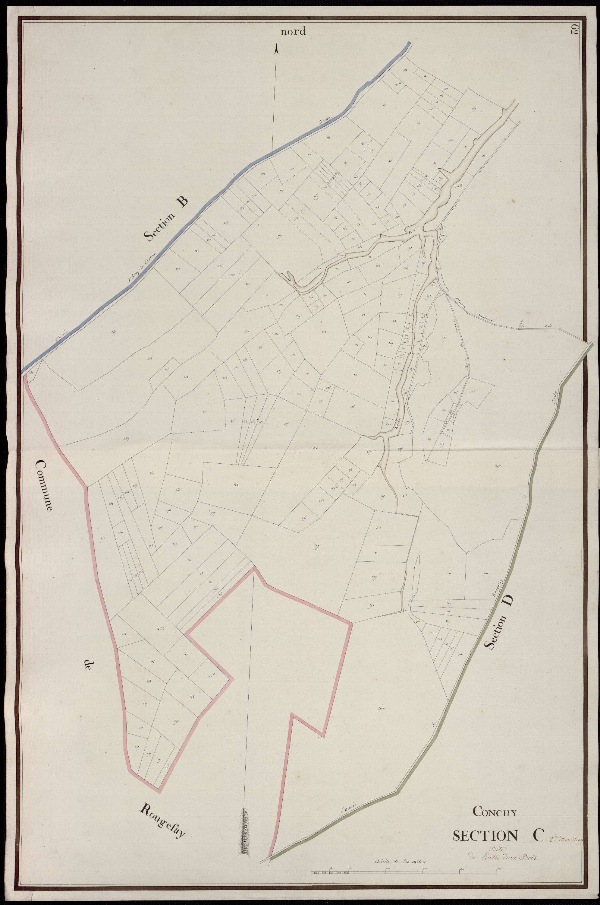 Conchy-sur-Canche - Section C, 2e feuille